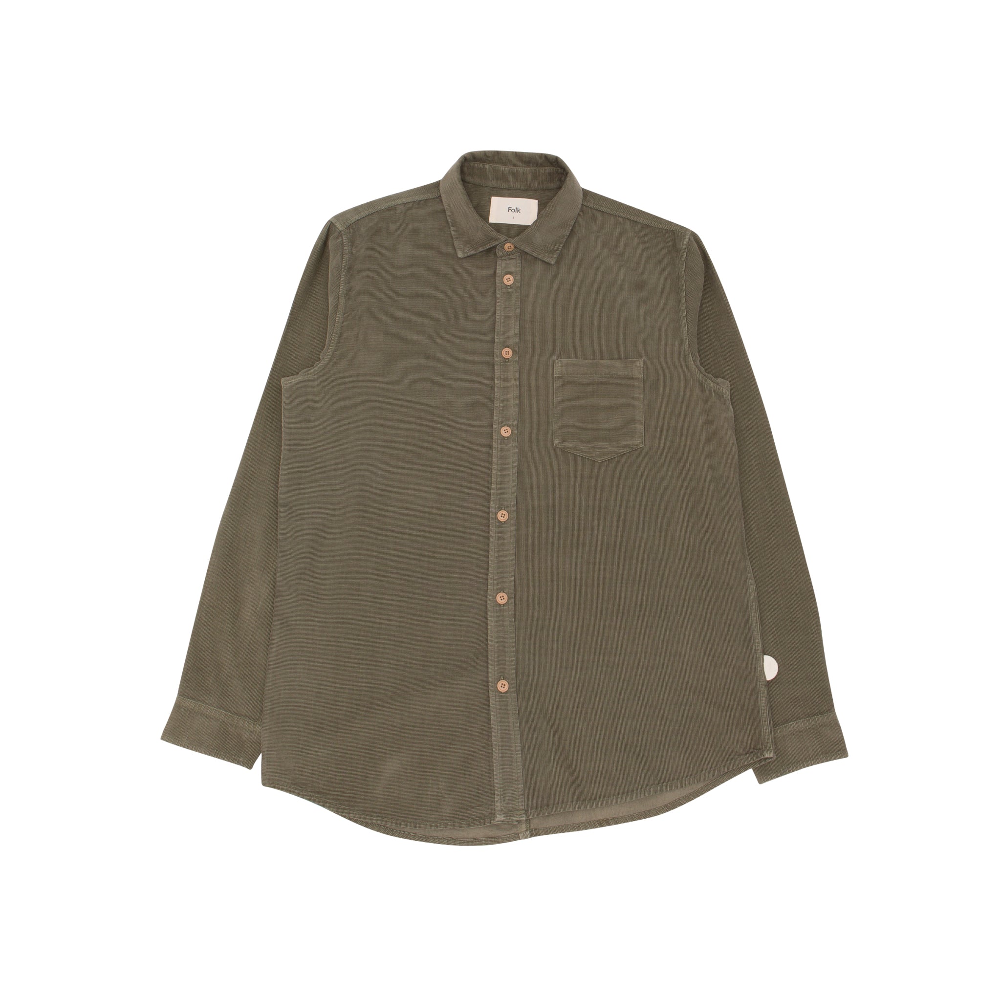Direction Babycord Shirt - Olive-Folk-W2 Store