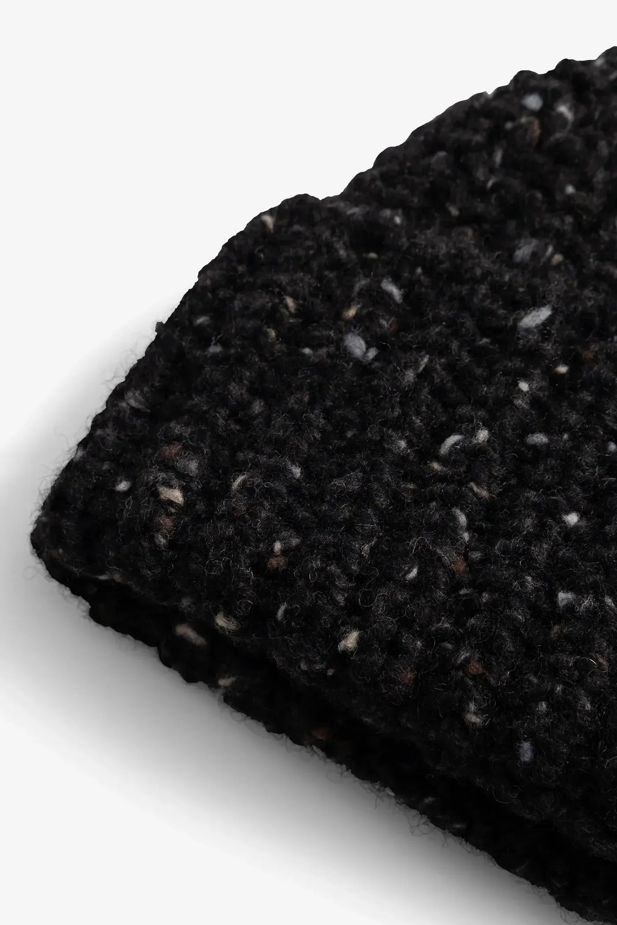 Donegal Wool Rib Beanie - Charcoal Melange-Norse Projects-W2 Store