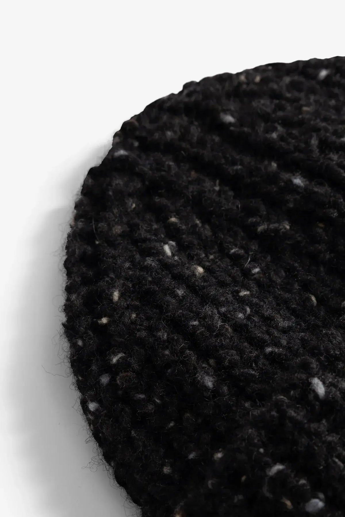 Donegal Wool Rib Beanie - Charcoal Melange-Norse Projects-W2 Store