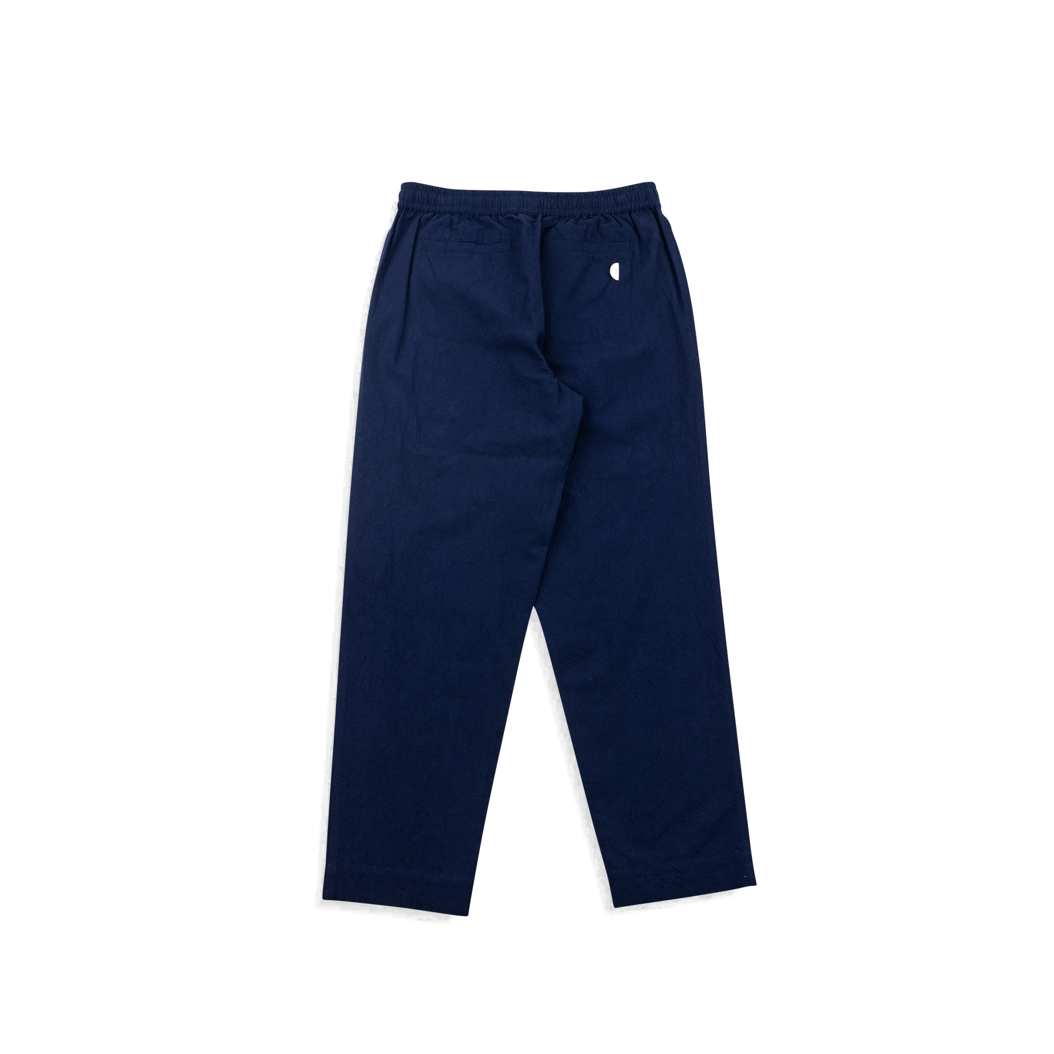 Drawcord Assembly Pant - Dark Navy Crinkle-Folk-W2 Store