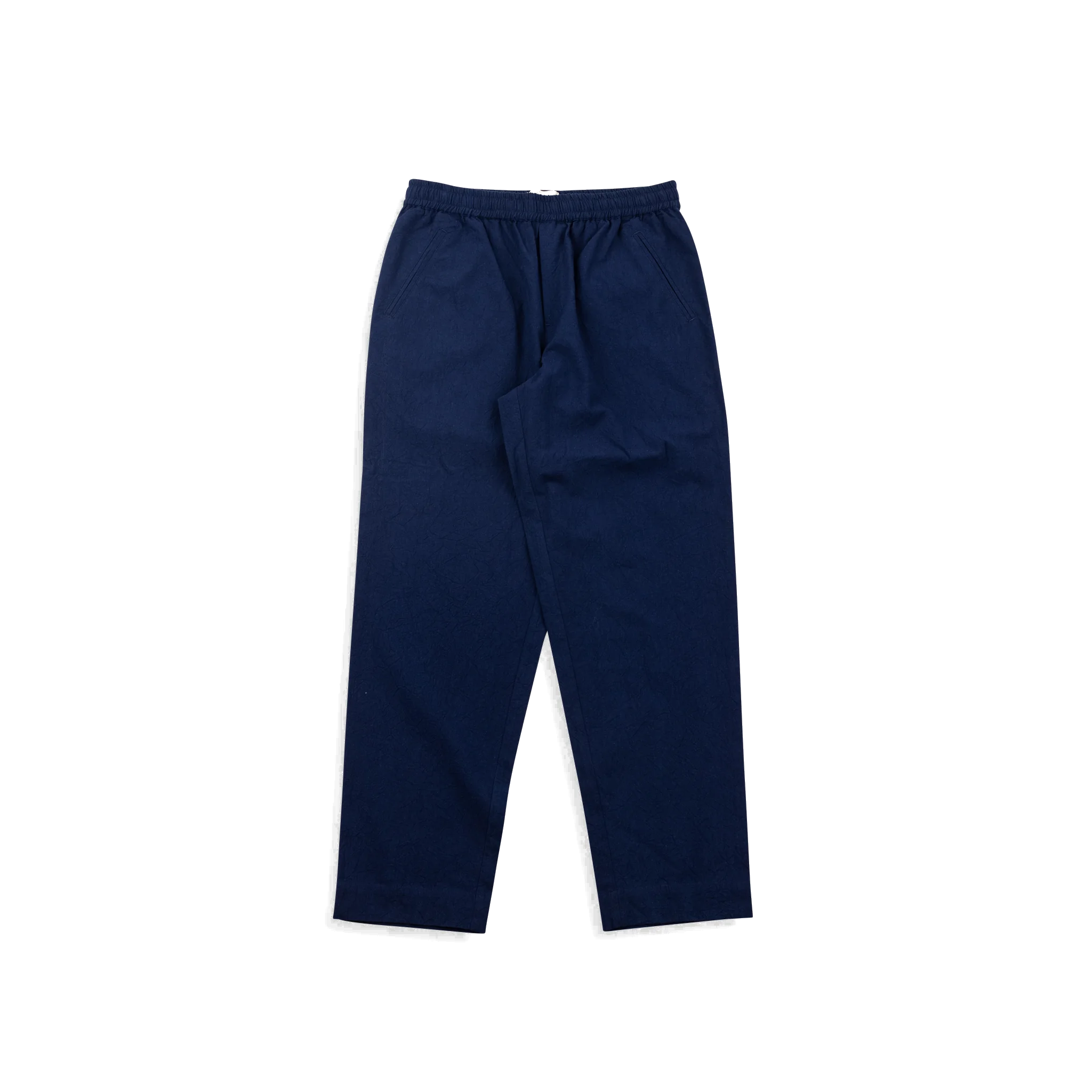 Drawcord Assembly Pant - Dark Navy Crinkle-Folk-W2 Store