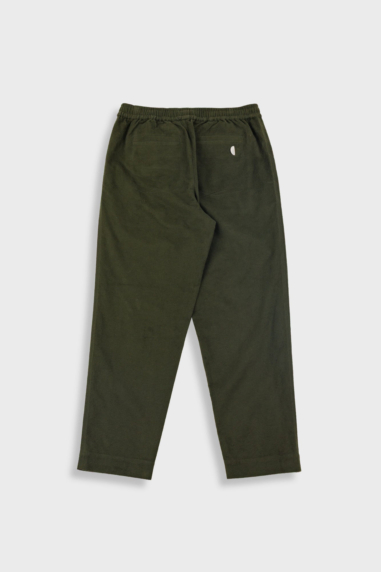 Drawcord Assembly Pant - Dark Olive Moleskin-Folk-W2 Store