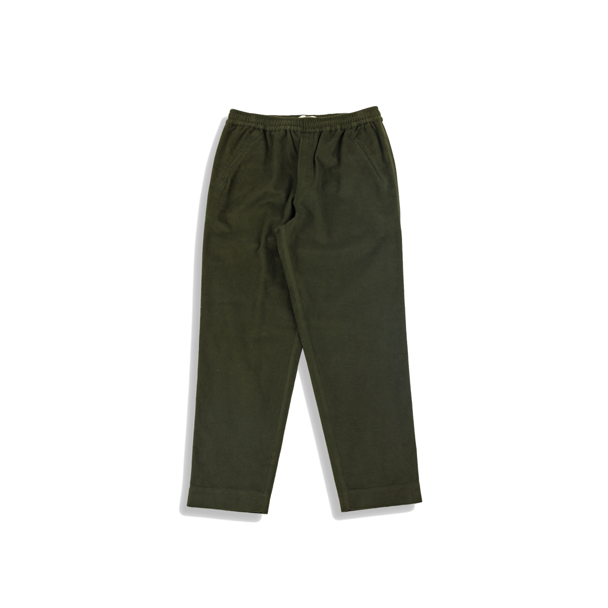 Drawcord Assembly Pant - Dark Olive Moleskin-Folk-W2 Store