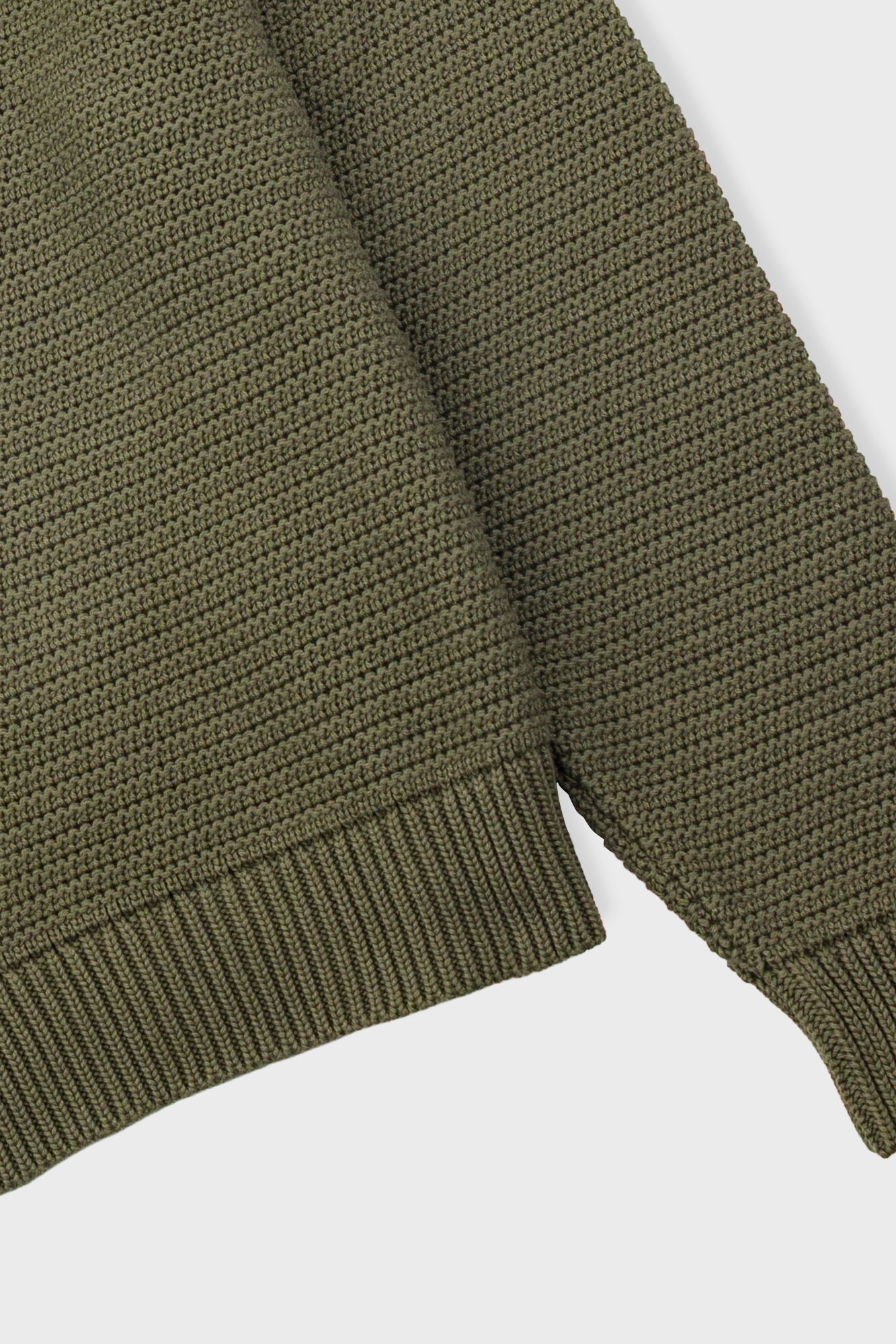 Drop Shoulder Crew - Olive-Folk-W2 Store