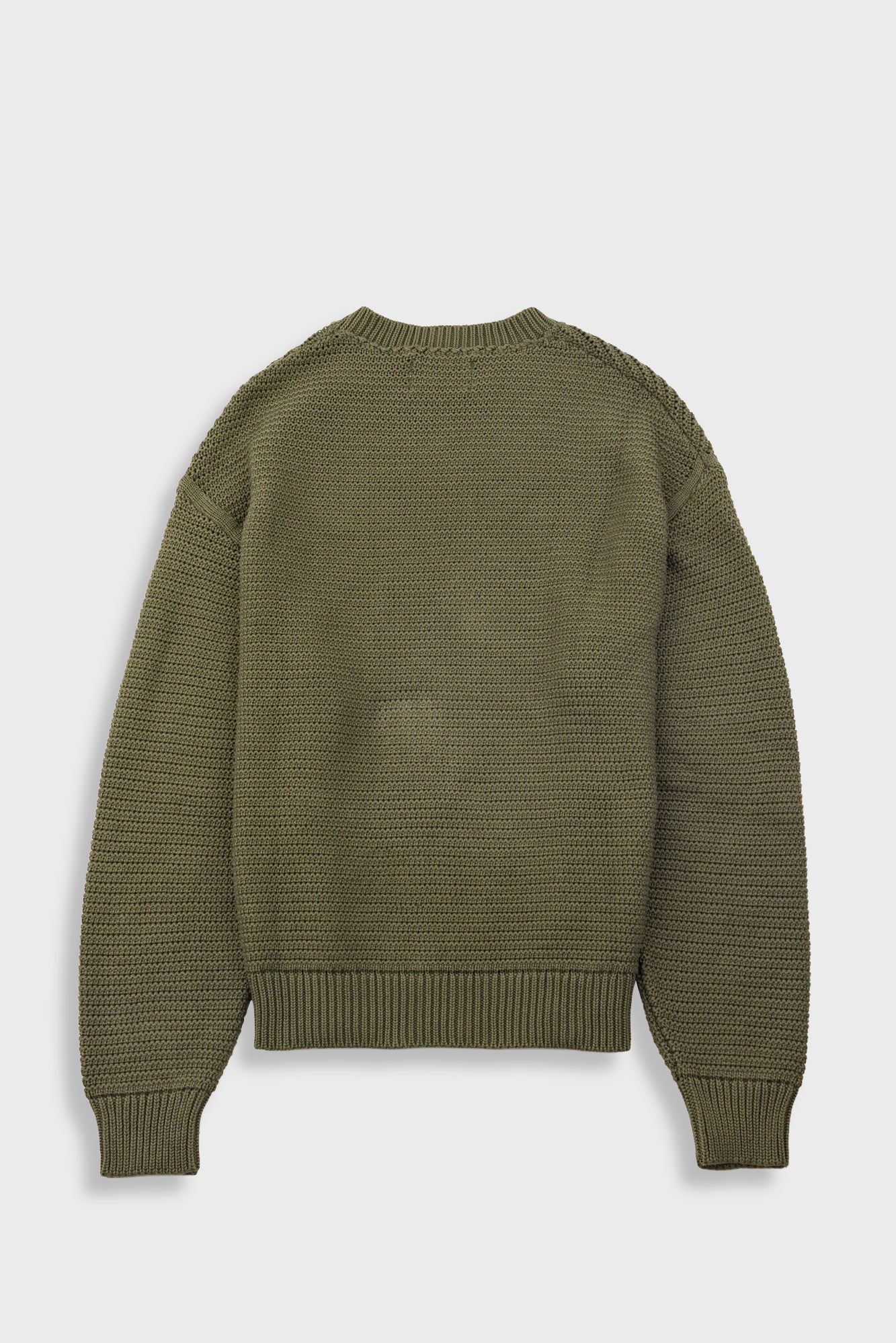 Drop Shoulder Crew - Olive-Folk-W2 Store