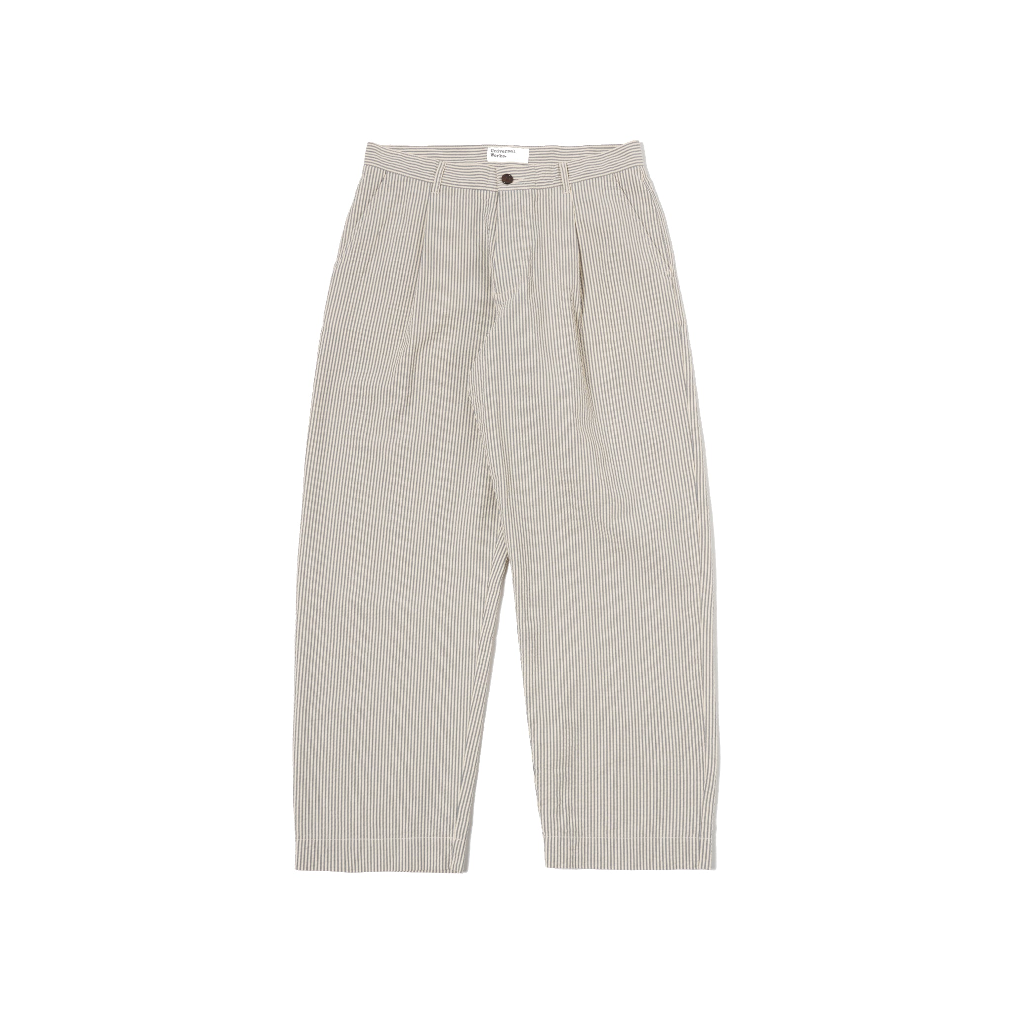 Duke Pant Derby Stripe - Grey-Universal Works-W2 Store