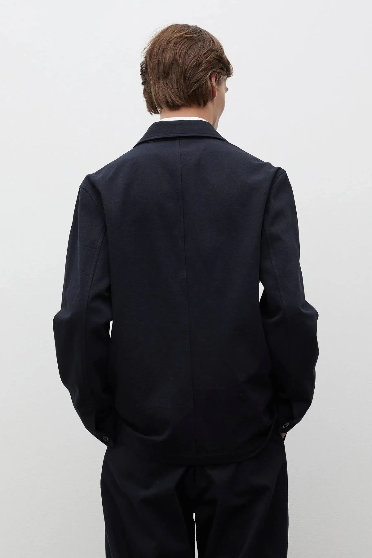 Dyvig Cotton Wool Twill Sports Blazer - Dark Navy-Norse Projects-W2 Store
