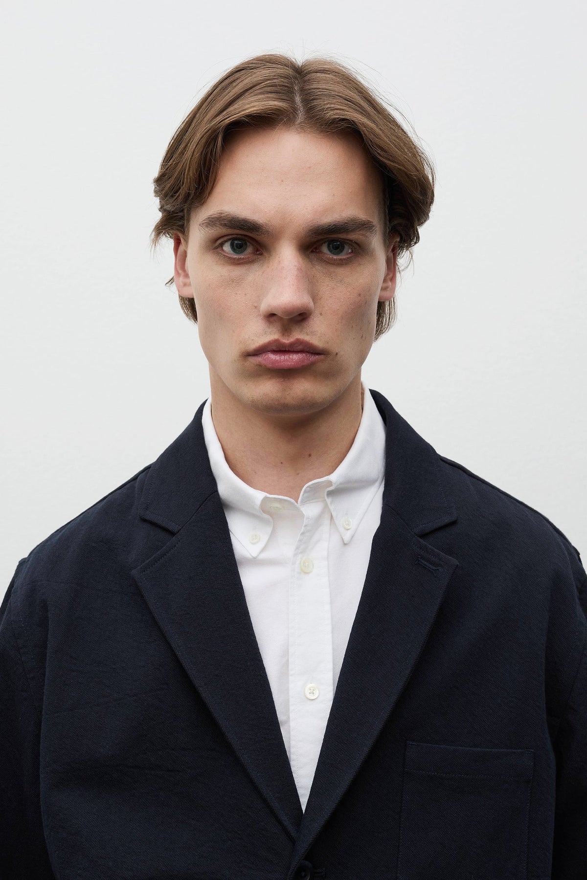 Dyvig Cotton Wool Twill Sports Blazer - Dark Navy-Norse Projects-W2 Store