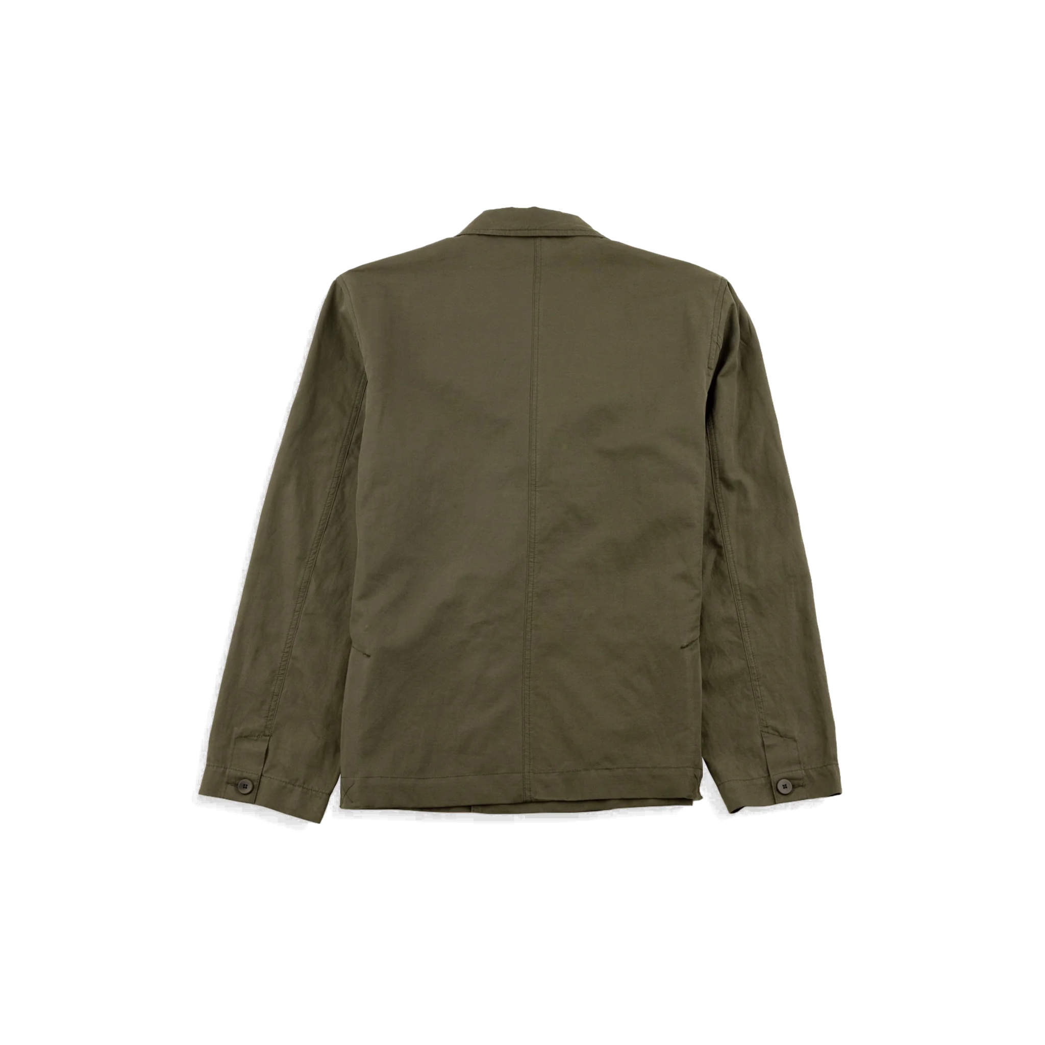 Easy Fit Blazer - Dark Olive Slub Linen-Folk-W2 Store
