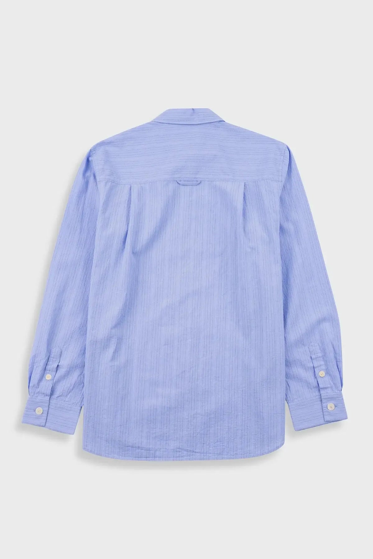 Easy Fit Shirt - Blue Fine Stripe-Folk-W2 Store