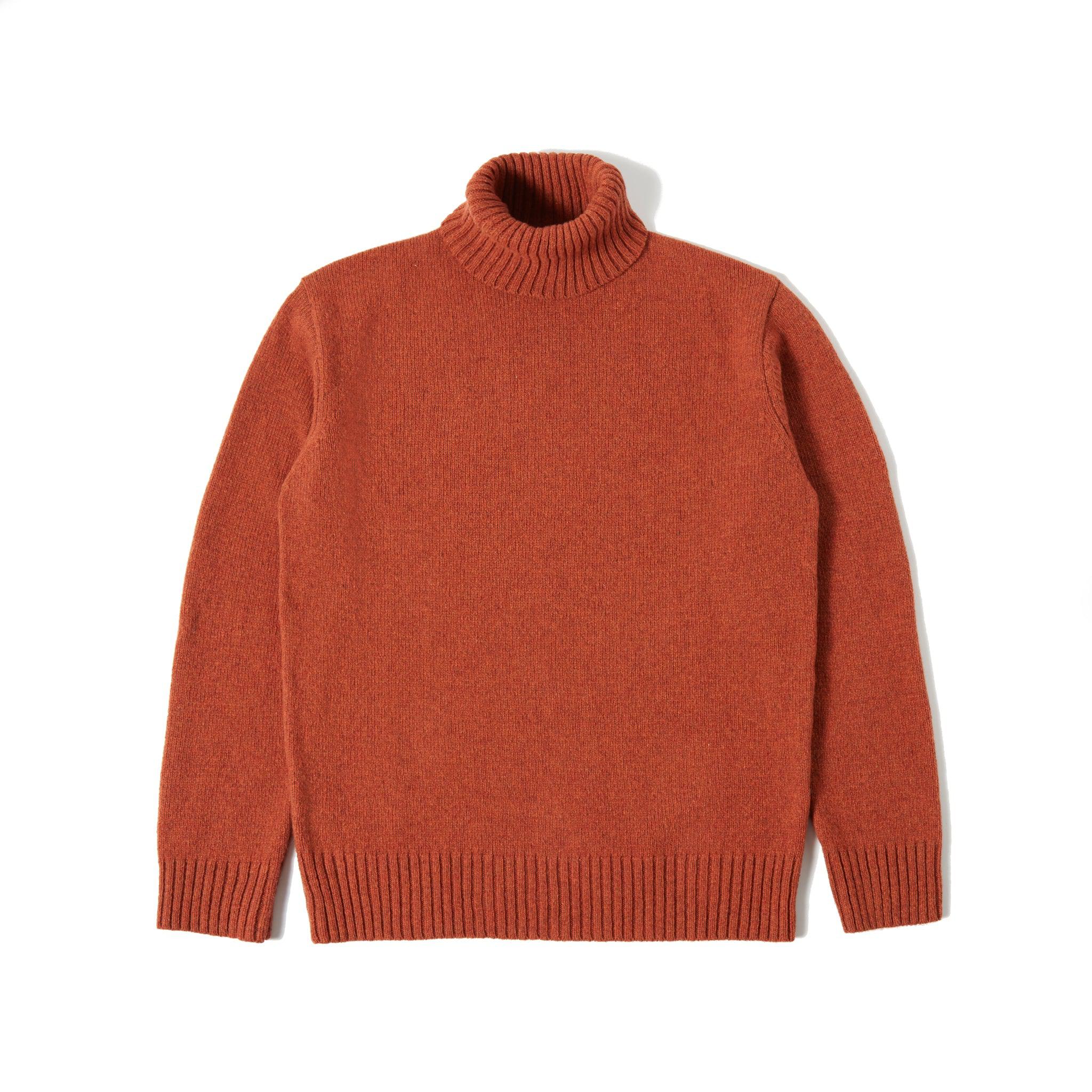 Eco Wool Roll Neck - Rust-Universal Works-W2 Store