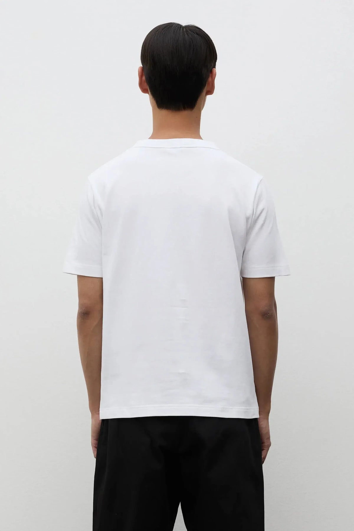 Elmelunde Organic Dry Cotton Crossword T-shirt - White-Norse Projects-W2 Store