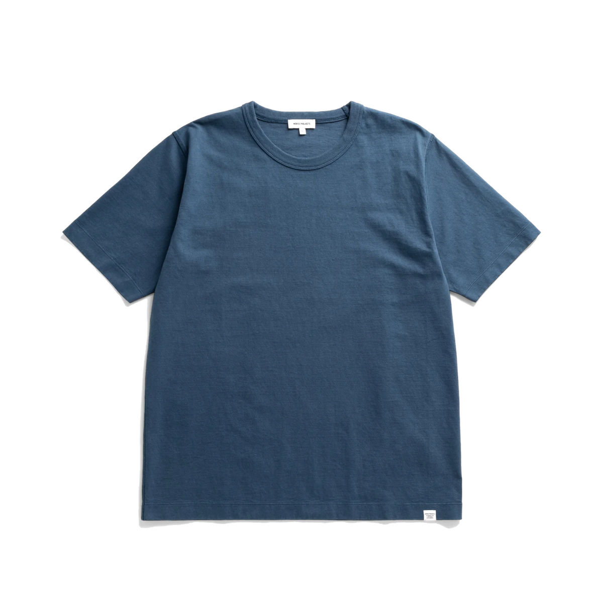 Elmelunde Soft Compact Cotton T-shirt - Dark Blue-Norse Projects-W2 Store