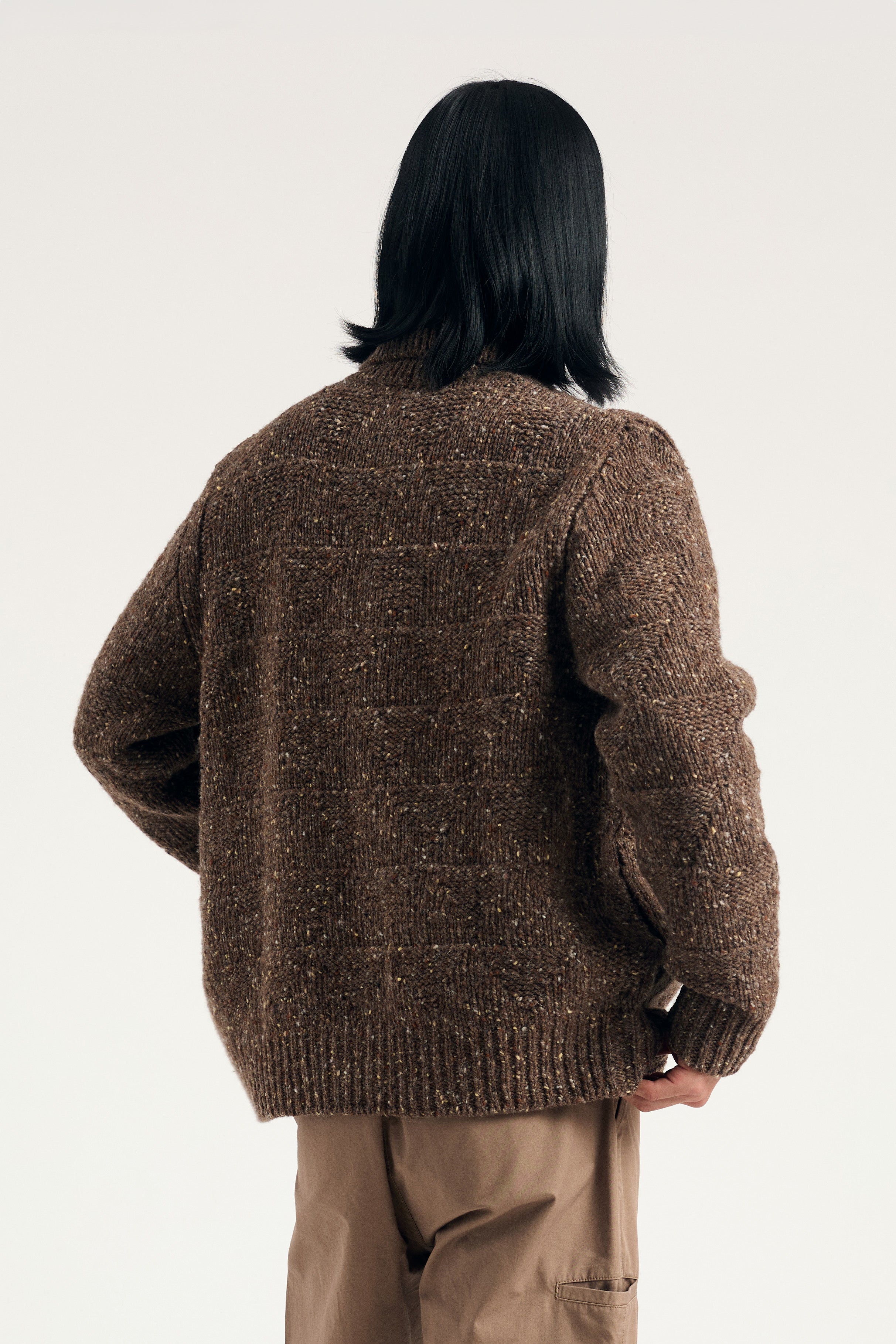 Erik Donegal Diamond Jacket - Seal Brown-Norse Projects-W2 Store