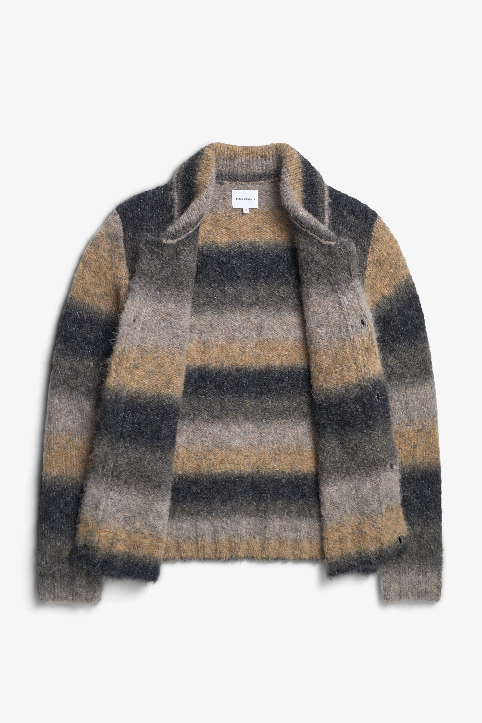 Erik Gradient Alpaca Wool Jacket - Utility Khaki-Norse Projects-W2 Store