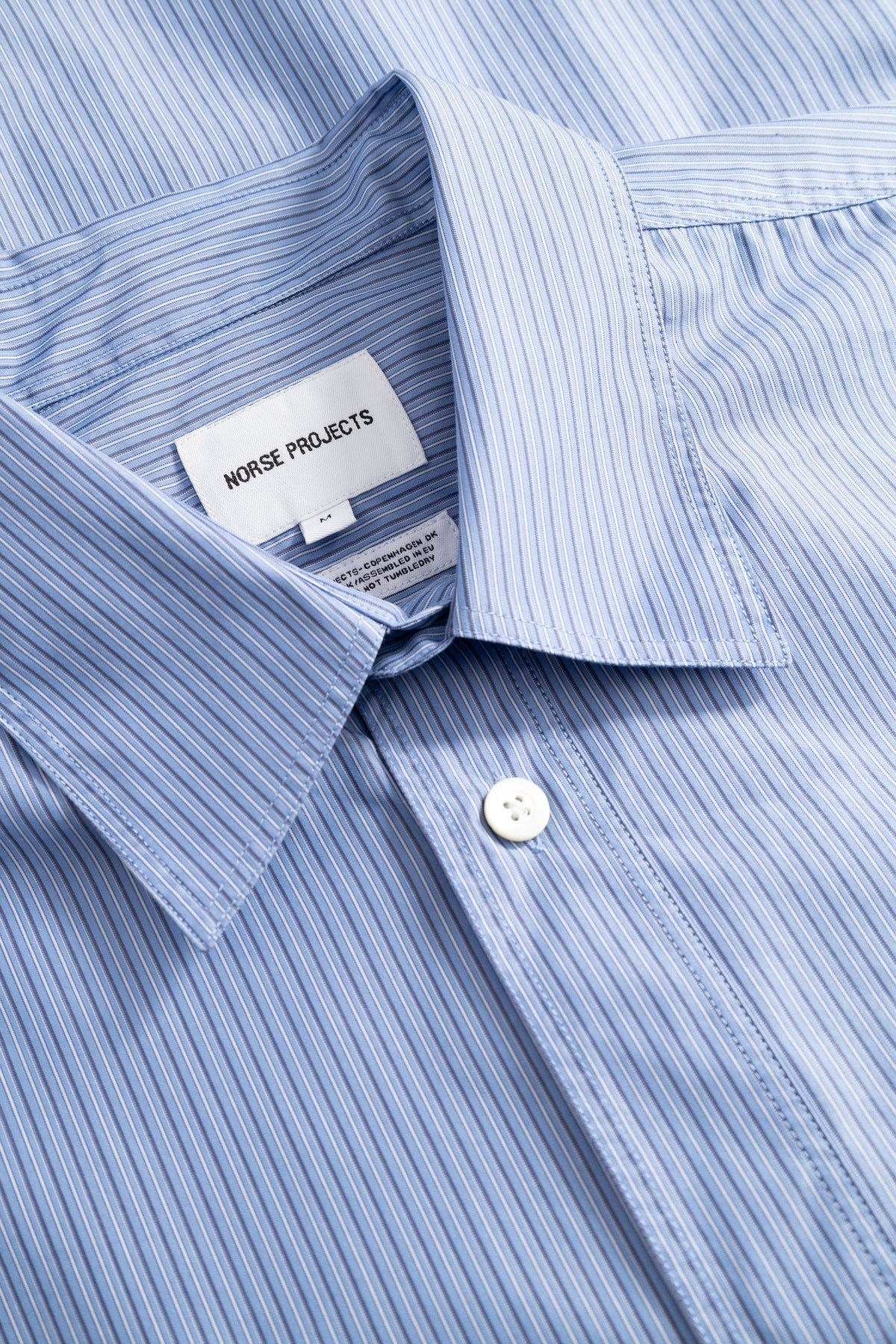 Espevik Fine Cotton Poplin Oversize Shirt - Cerulean-Norse Projects-W2 Store