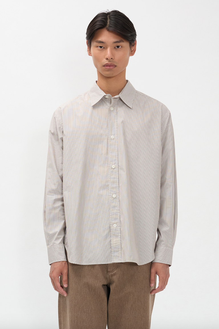 Espevik Fine Oversize Shirt - Walnut-Norse Projects-W2 Store
