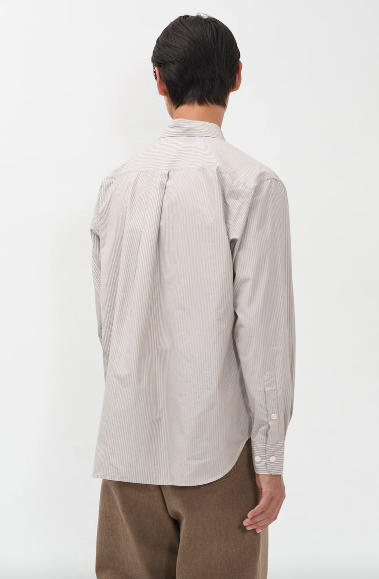 Espevik Fine Oversize Shirt - Walnut-Norse Projects-W2 Store