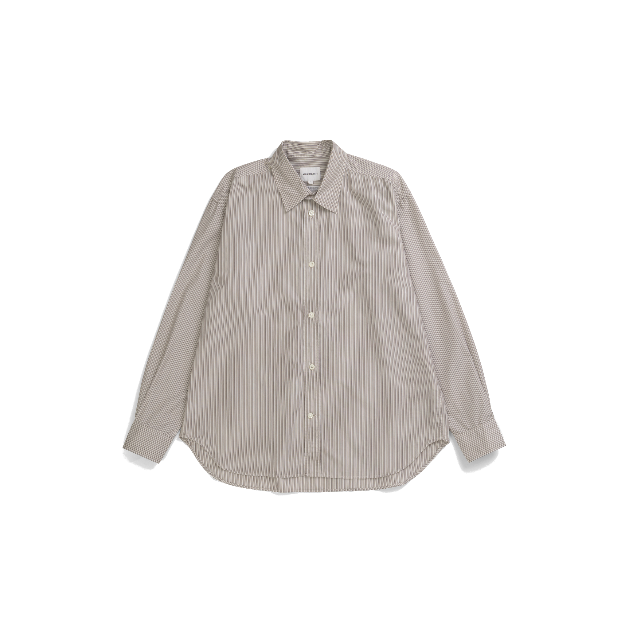 Espevik Fine Oversize Shirt - Walnut-Norse Projects-W2 Store