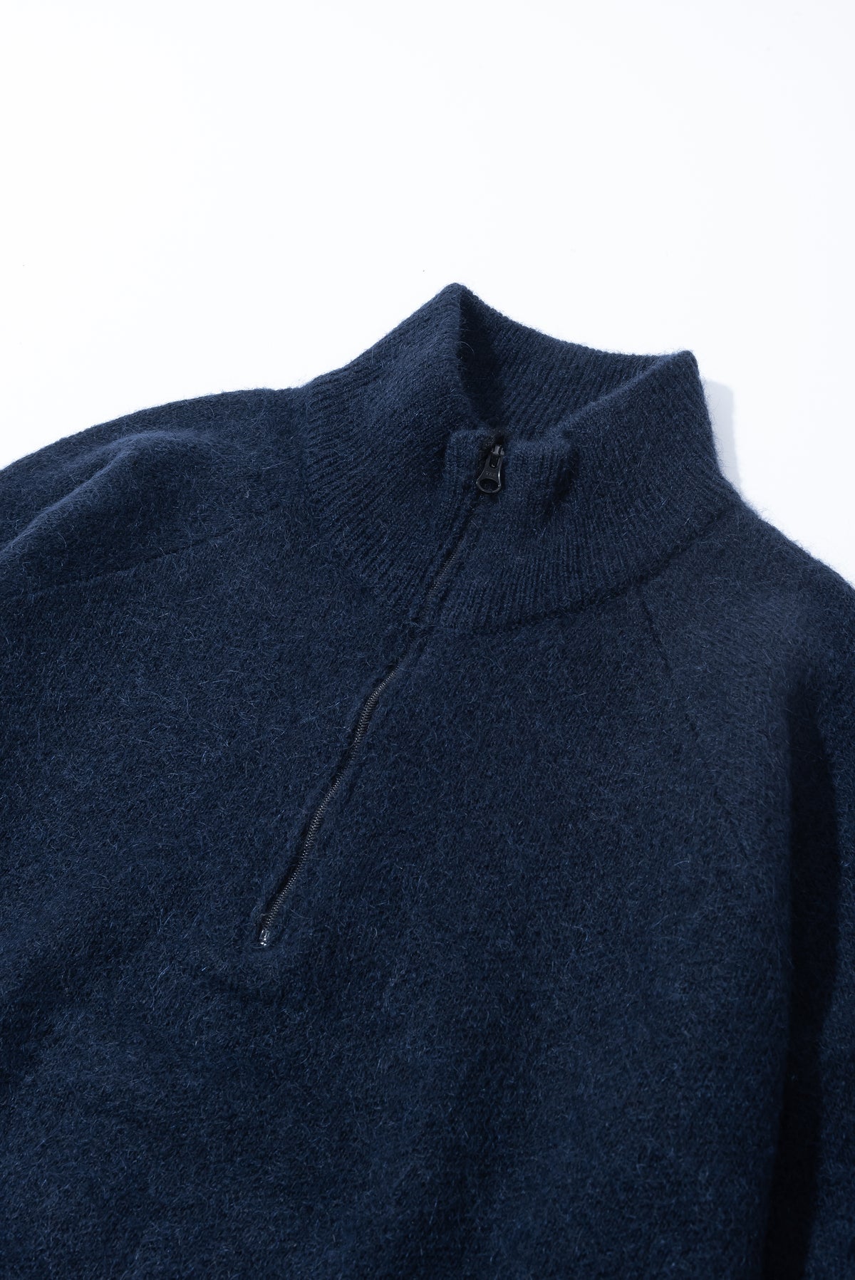 Essence Mohair Mixed Knit Top - Dark Navy-Hiking Patrol-W2 Store