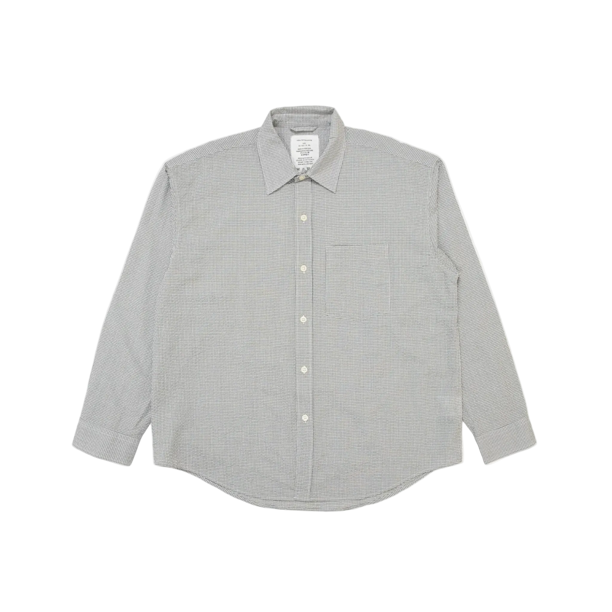 Executive Shirt - Textured Bottle Grey Check-mfpen-W2 Store