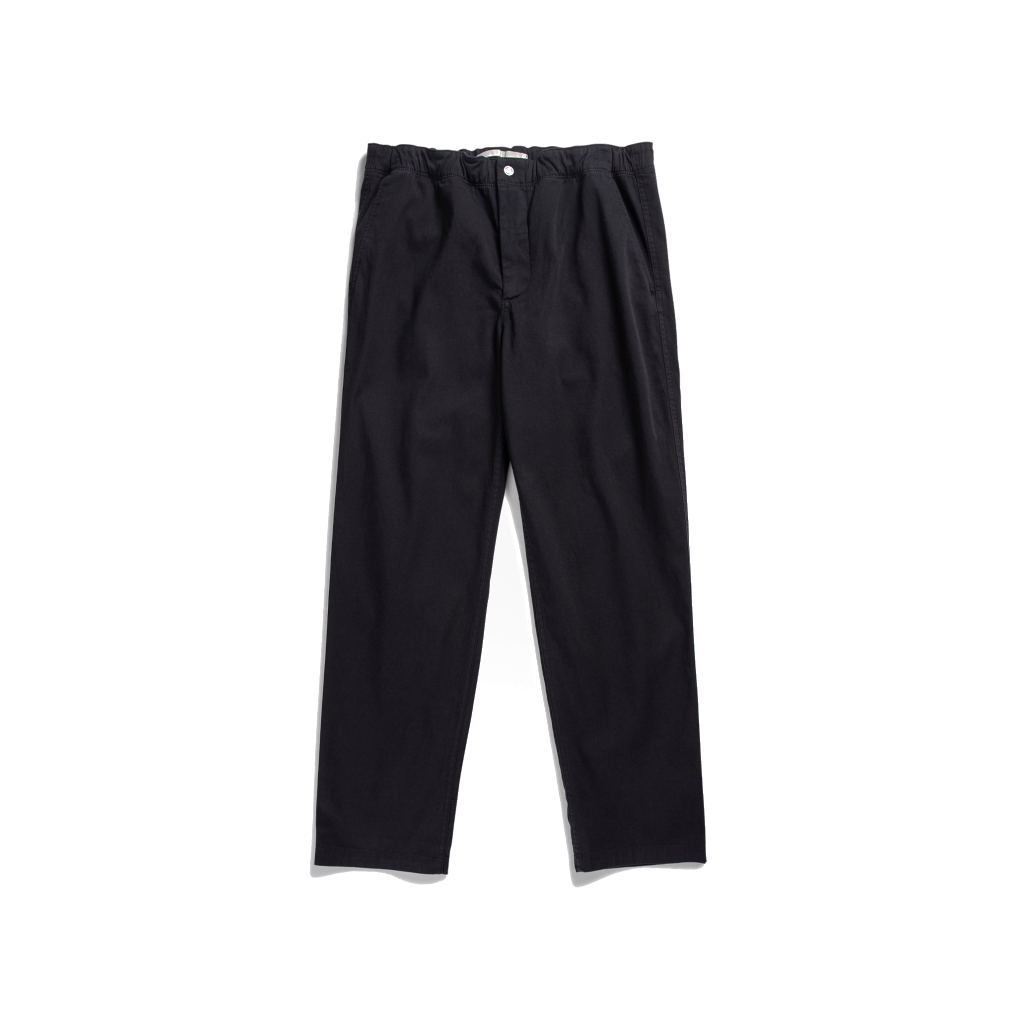 Ezra Relaxed Organic Stretch Twill Trouser - Black-Norse Projects-W2 Store