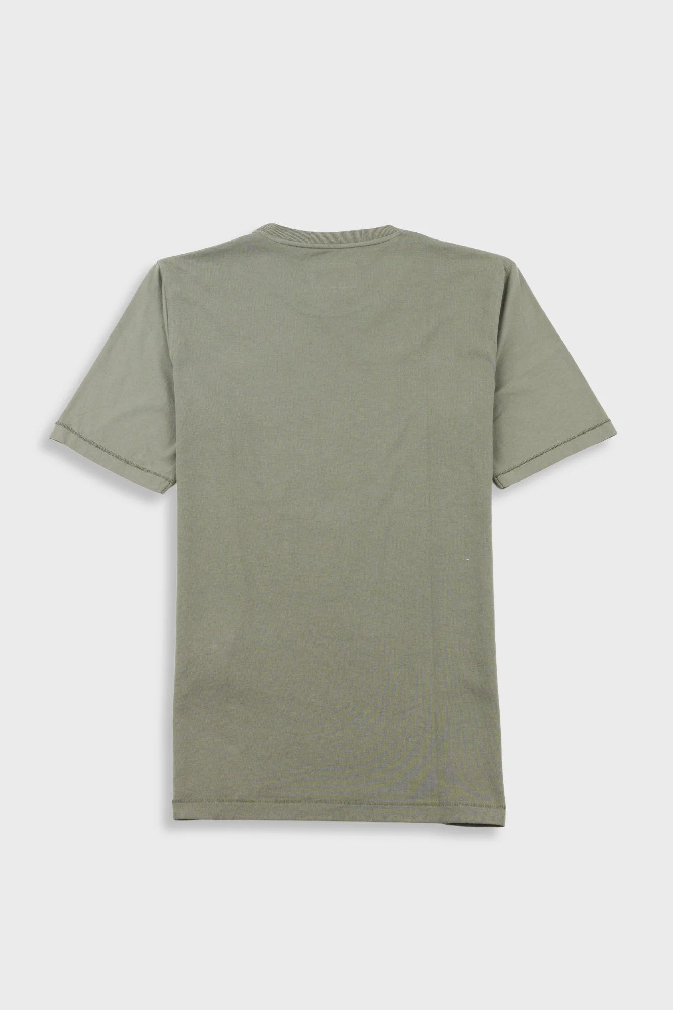 Contrast Sleeve T-Shirt - Olive
