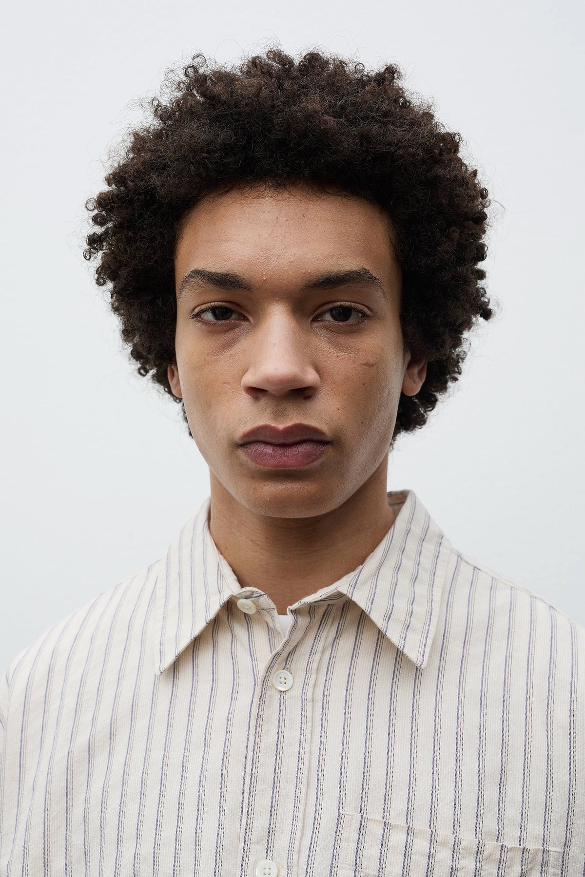 Falster Stripe Oversized Shirt - Natural Ecru-Norse Projects-W2 Store