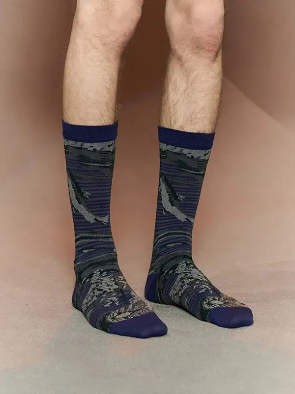 Fishes Socks - Fishes Black-Henrik Vibskov-W2 Store