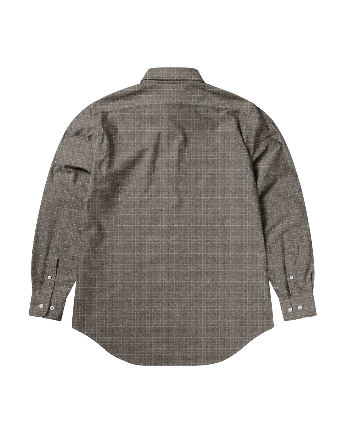 Flag Pocket Long Sleeve Shirt - Brown-No Problemo-W2 Store