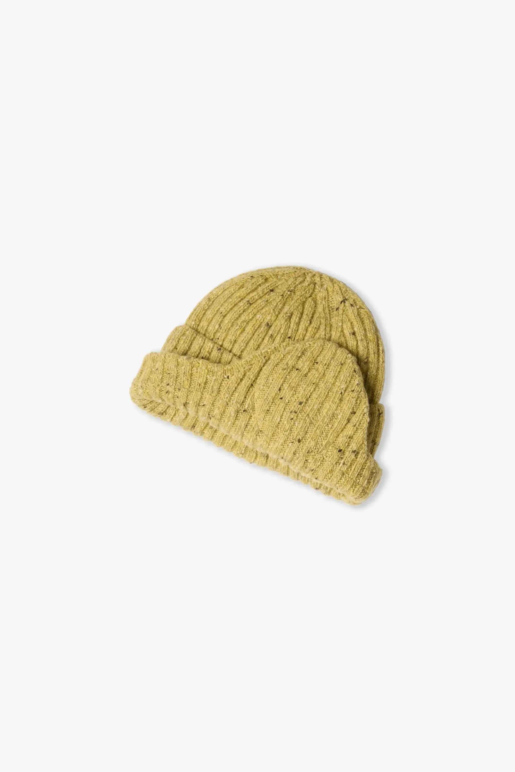 Flap Beanie - Speckled Mustard-Sage Nation-W2 Store
