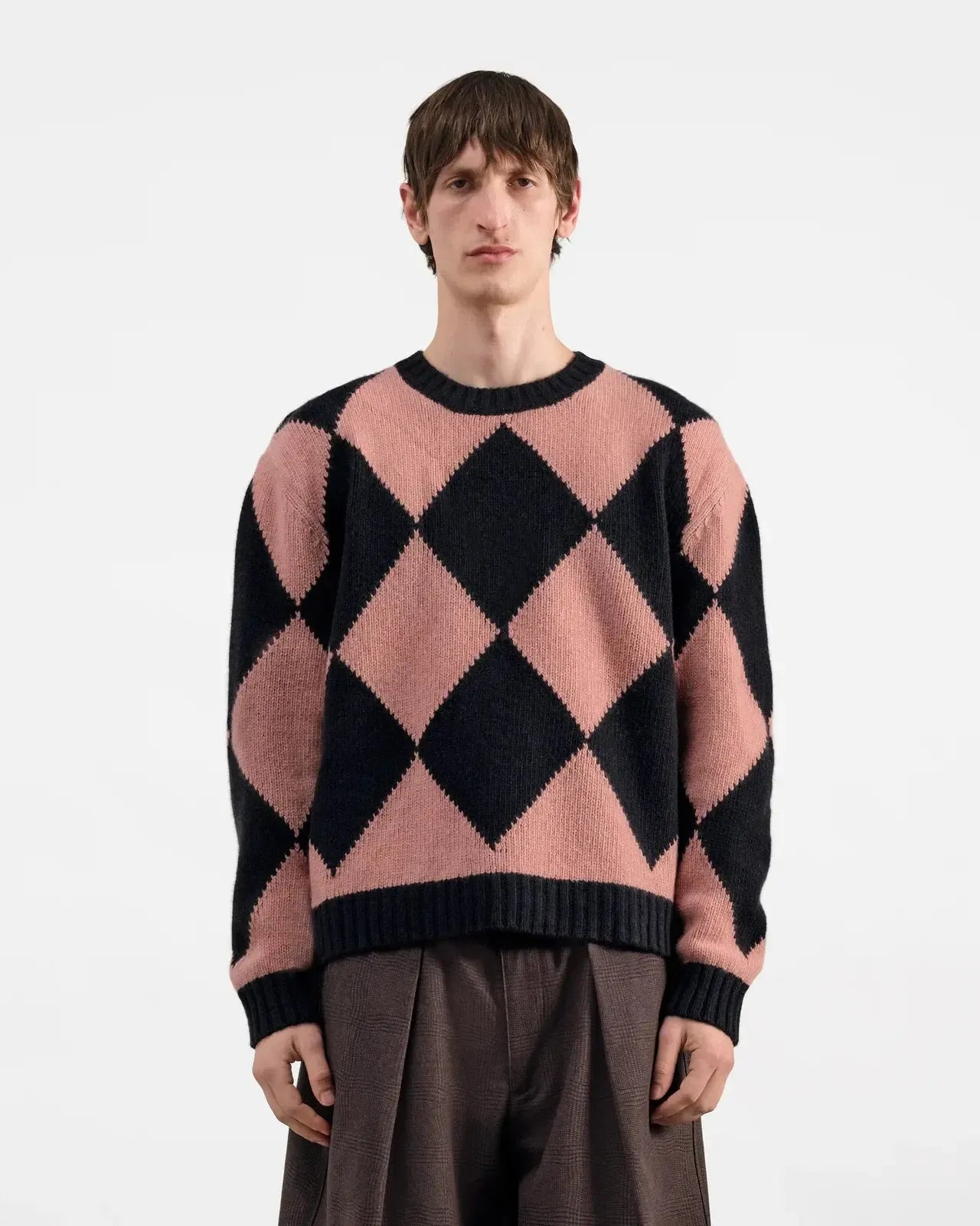 Flint Crewneck - Black/Pink-YMC-W2 Store