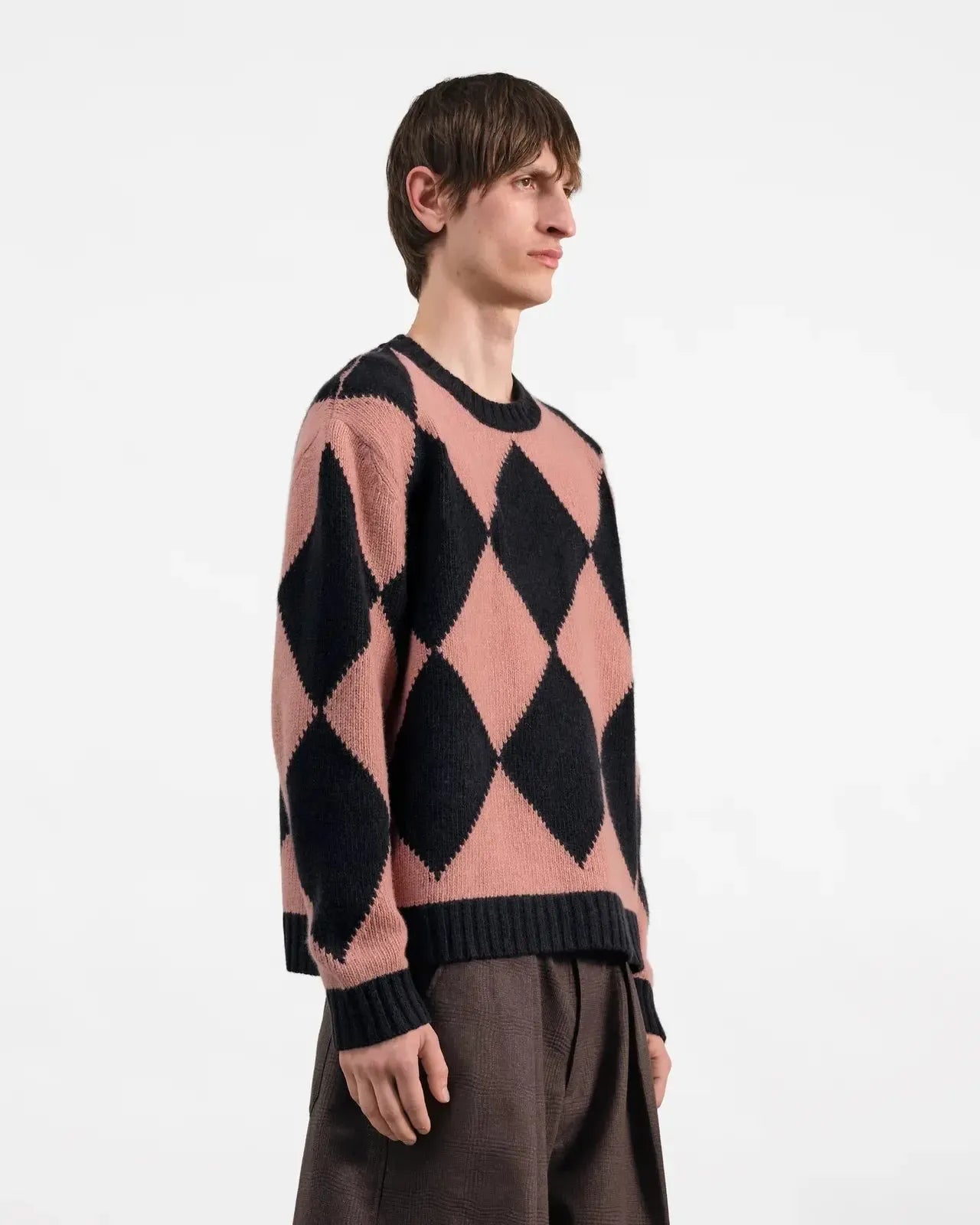 Flint Crewneck - Black/Pink-YMC-W2 Store