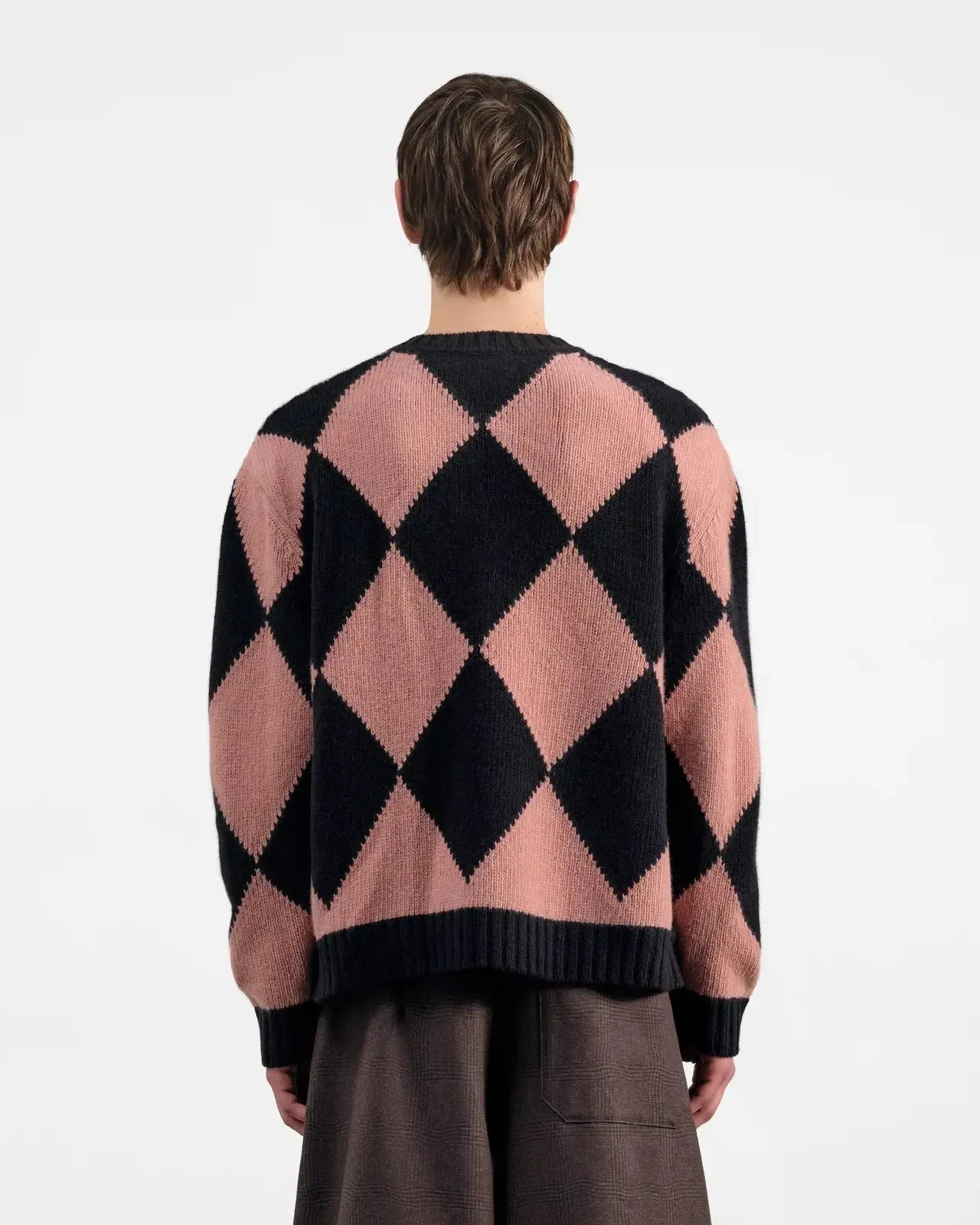 Flint Crewneck - Black/Pink-YMC-W2 Store