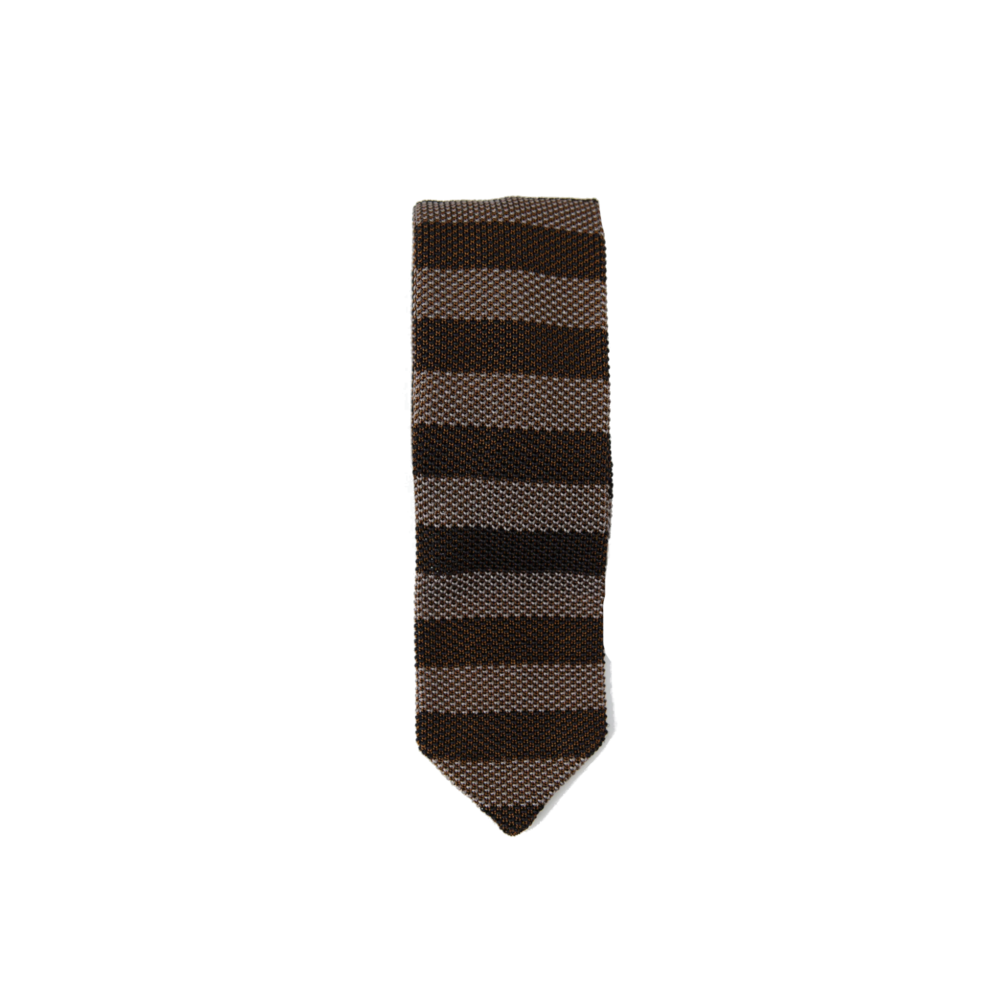 Formal Tie - Brown Candy Stripe-mfpen-W2 Store