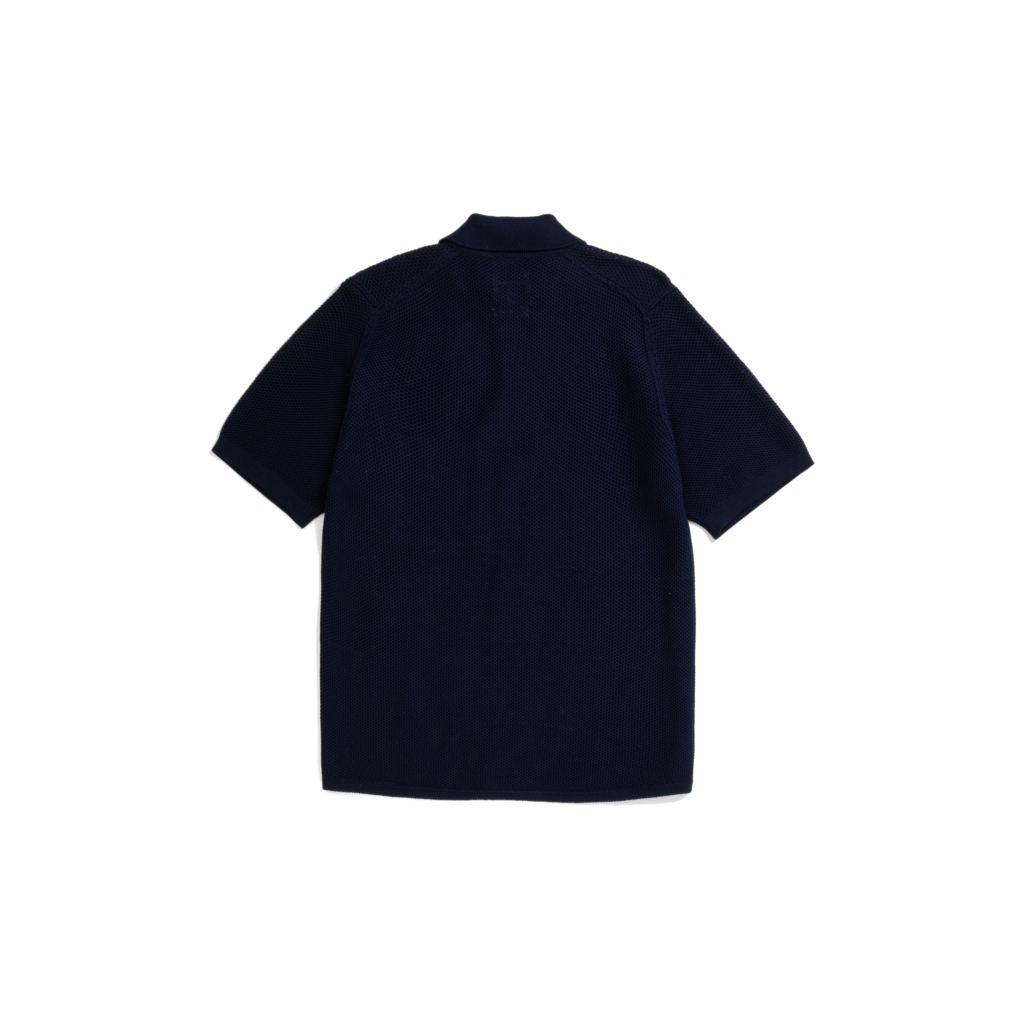 Fredensborg Mercerised Cotton Knitted Shirt - Dark Navy-Norse Projects-W2 Store