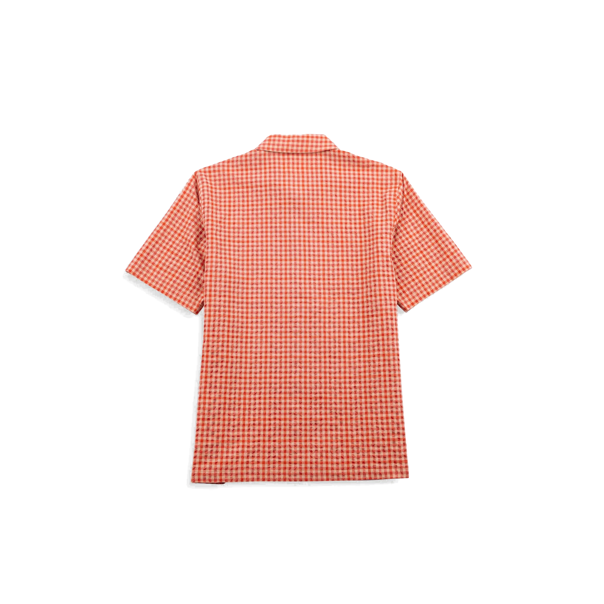 Gabe Shirt - Red Oxide Textured Check-Folk-W2 Store