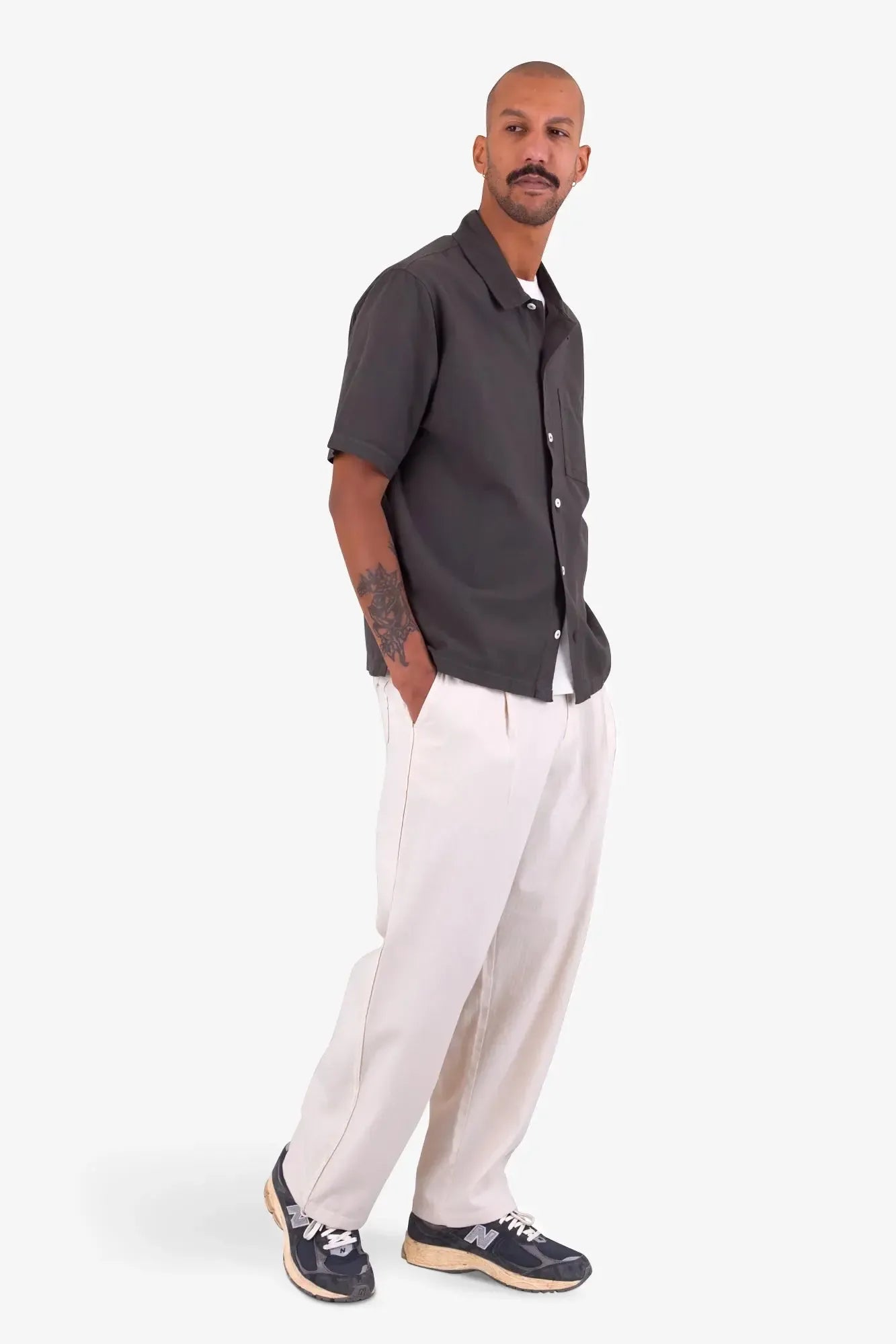 Gabe Shirt - Soft Black-Folk-W2 Store