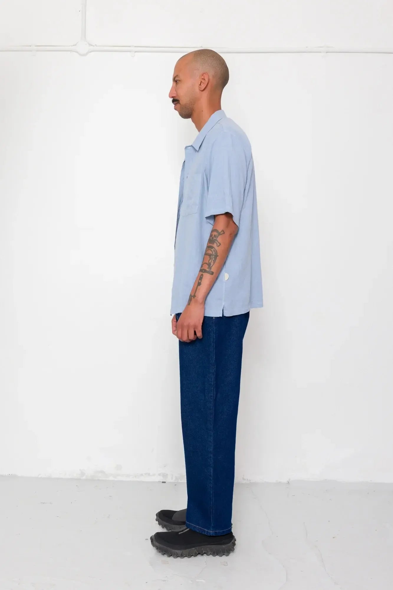 Gabe Shirt - Soft Blue-Folk-W2 Store