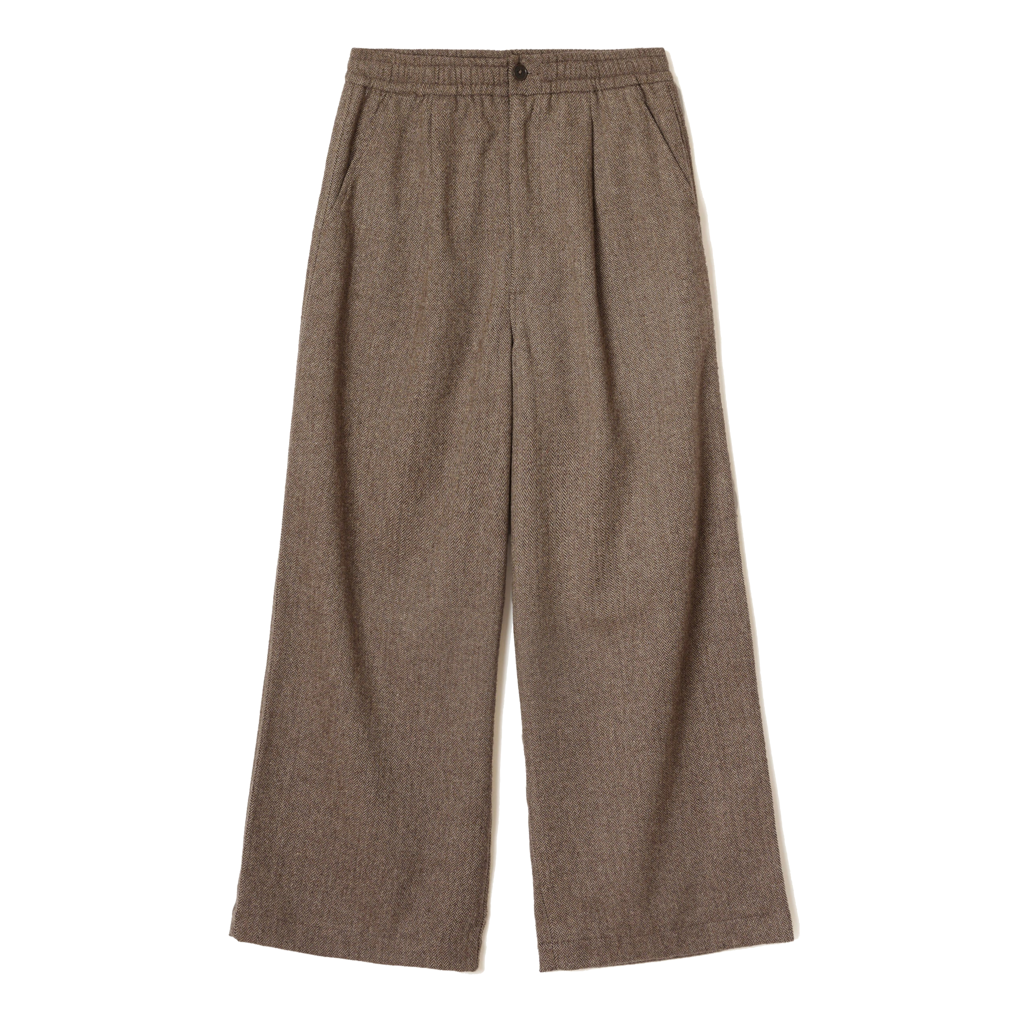 Gillespie Pant Wool Herringbone - Brown-Universal Works-W2 Store