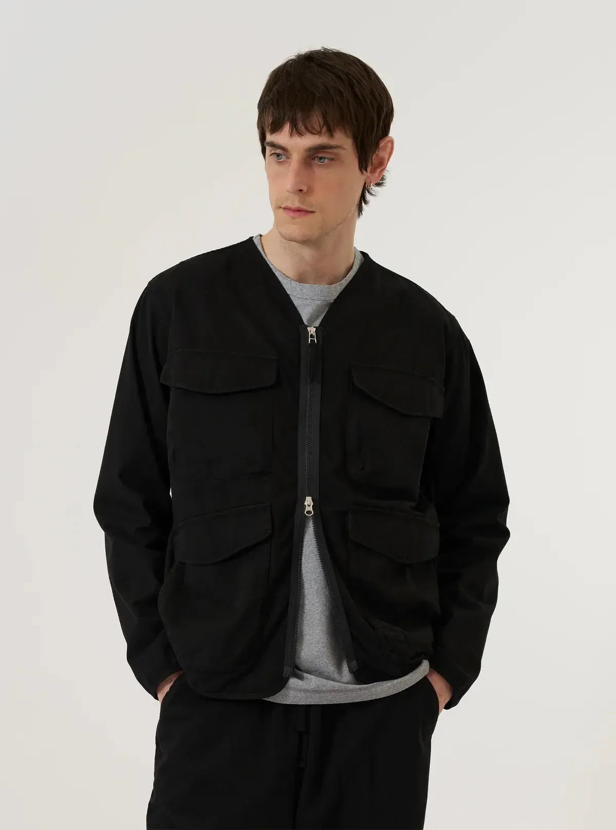 Glider Jacket Kelly Cotton - Black-Universal Works-W2 Store