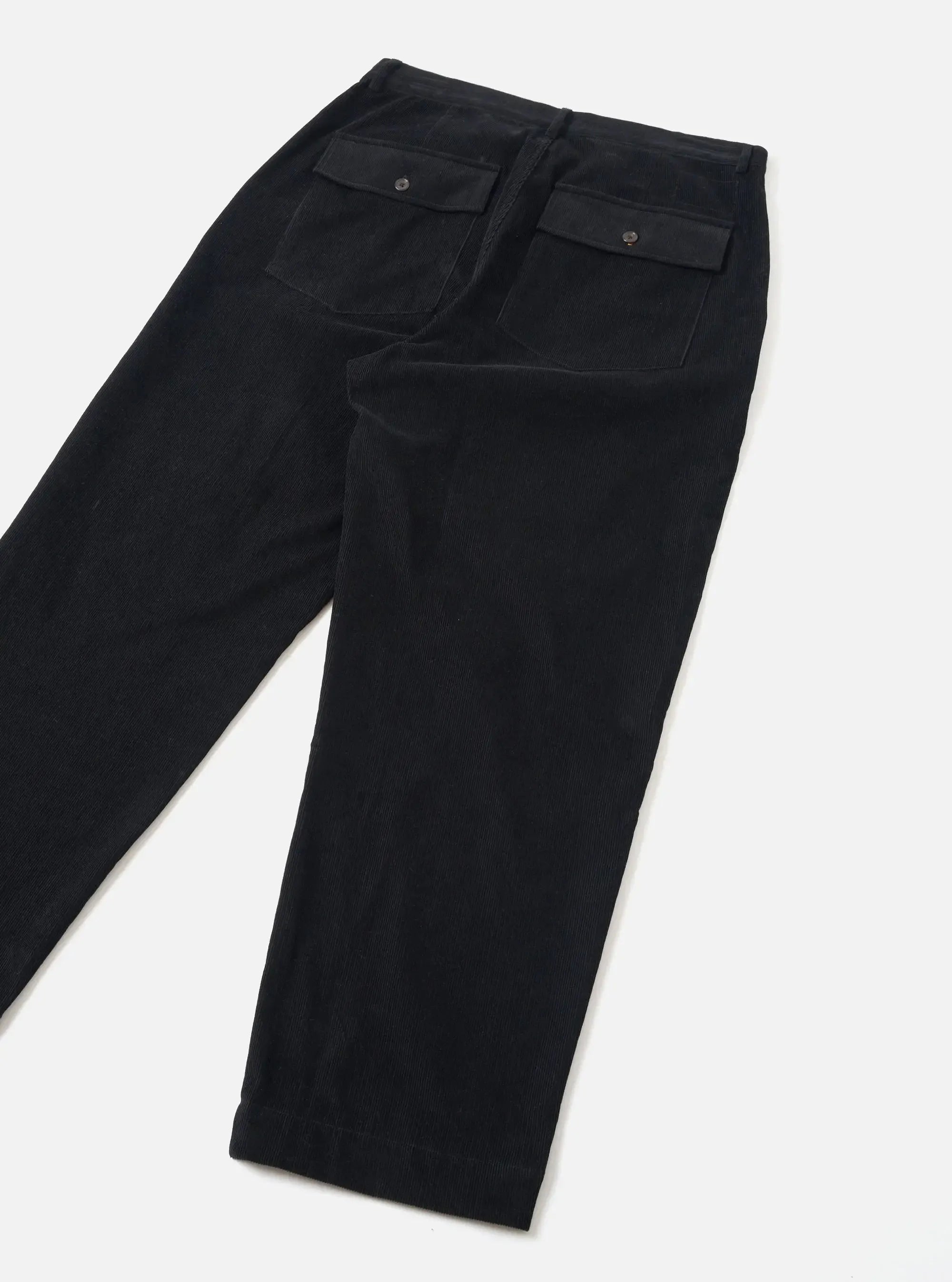 Grad Chino Cat Cord - Black-Universal Works-W2 Store