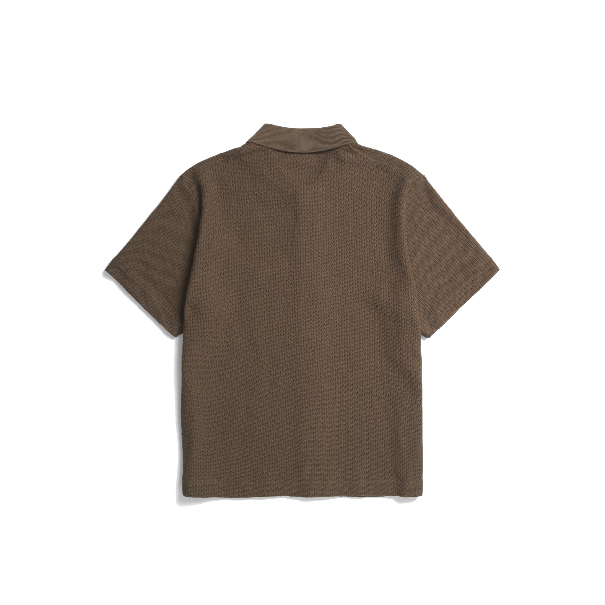 Gustav Crochet Jersey Shirt - Chestnut-Norse Projects-W2 Store