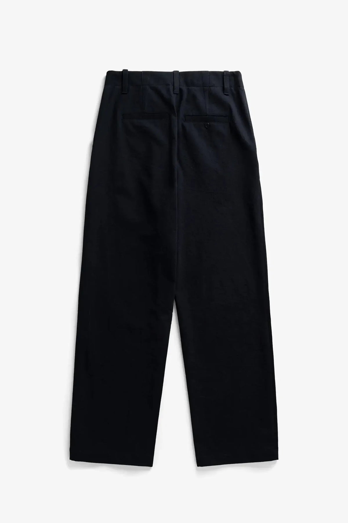 Hengifoss High Waist Cotton Wool Twill Trouser - Dark Navy-Norse Projects-W2 Store