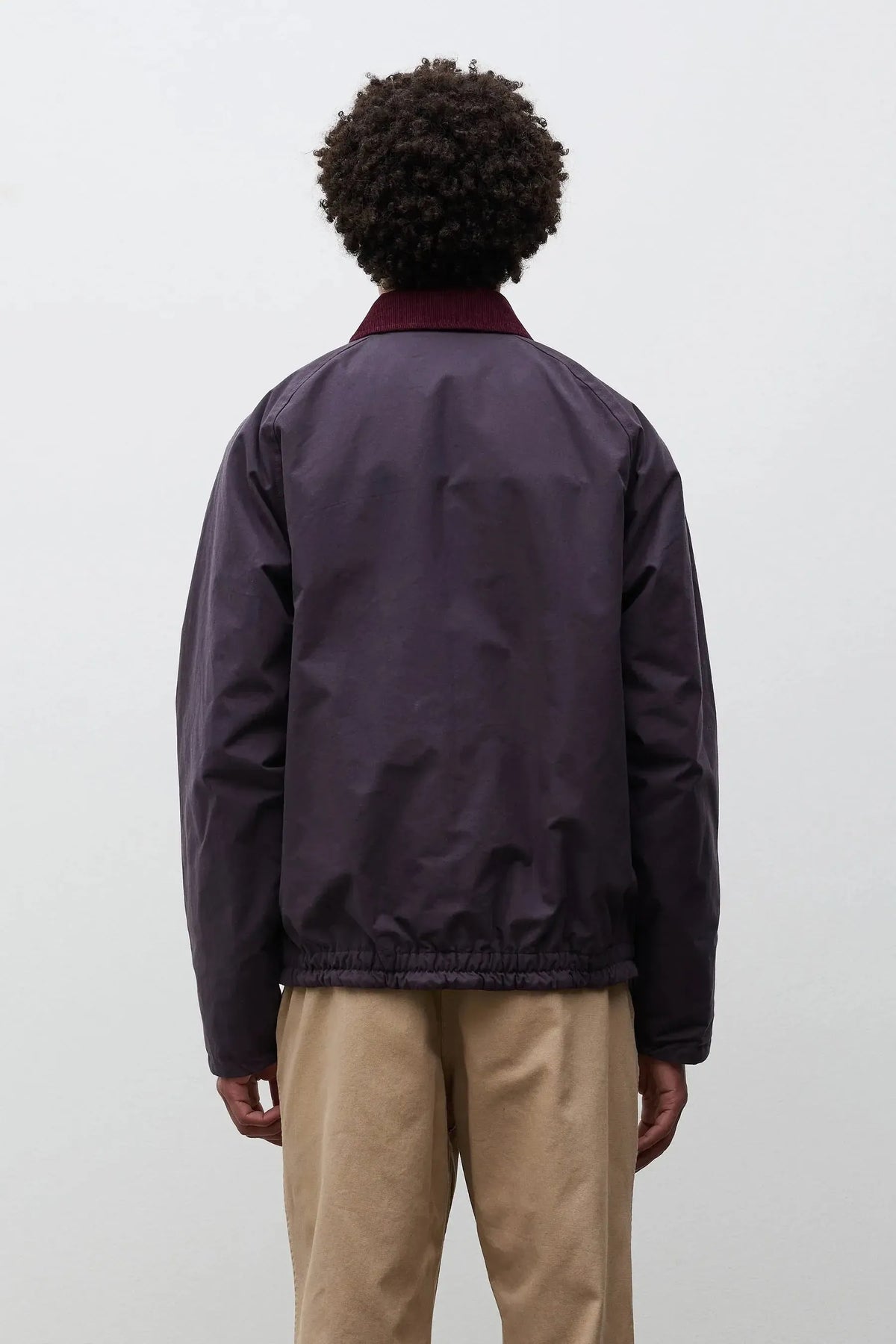 Holmen Wax Raglan Insulated Jacket - Darkest Purple-Norse Projects-W2 Store