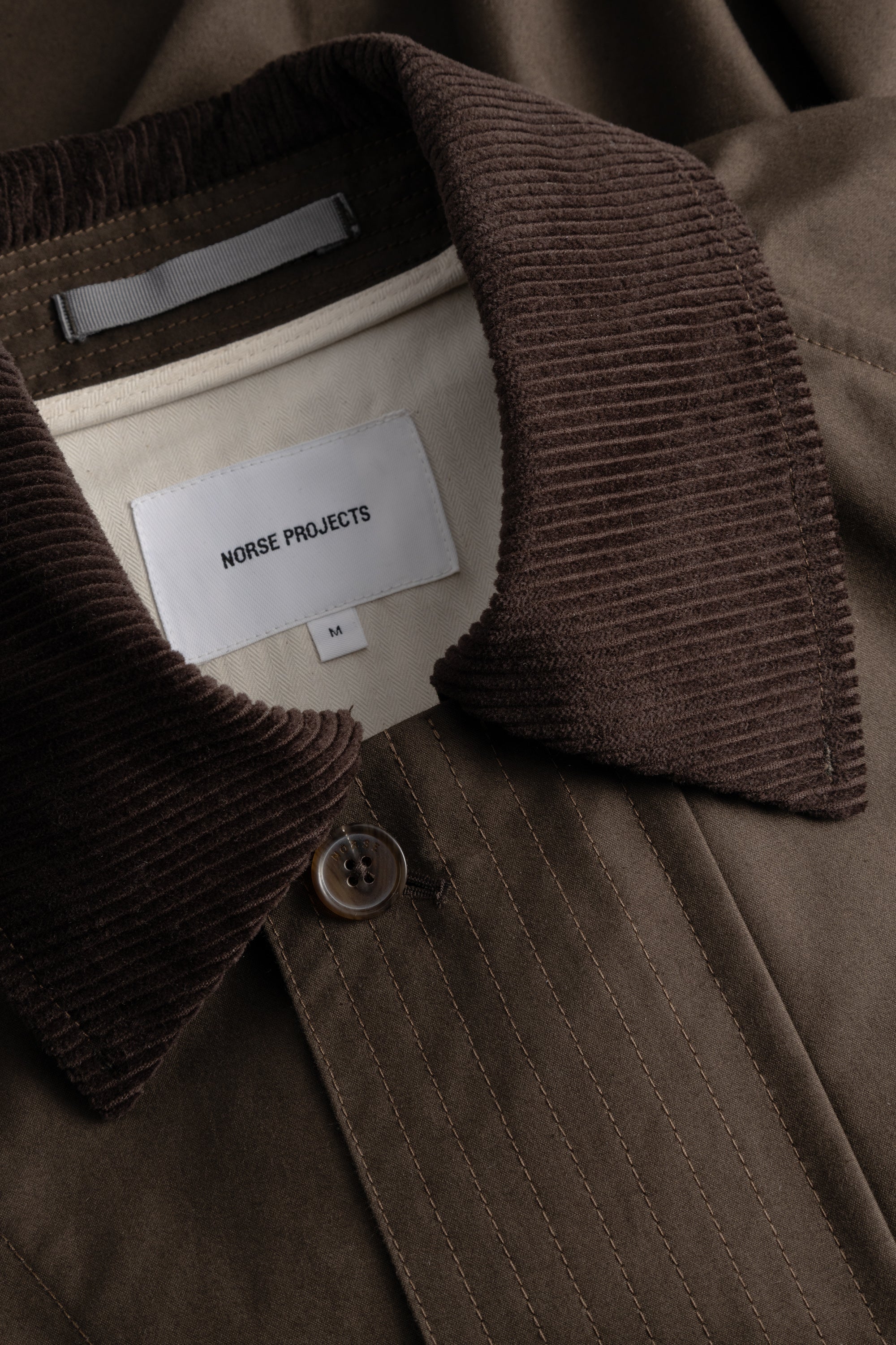 Holmen Wax Raglan Light Jacket - Delicioso Brown-Norse Projects-W2 Store