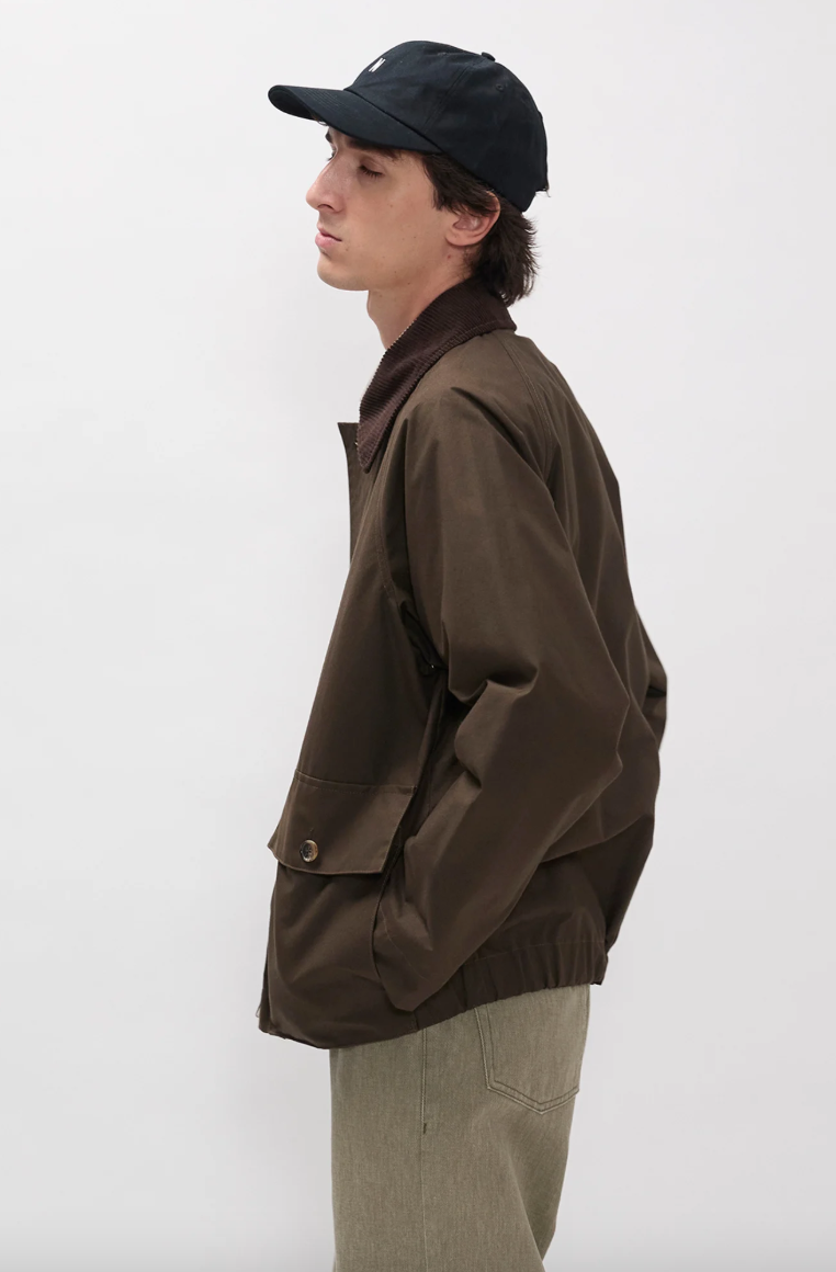 Holmen Wax Raglan Light Jacket - Delicioso Brown-Norse Projects-W2 Store