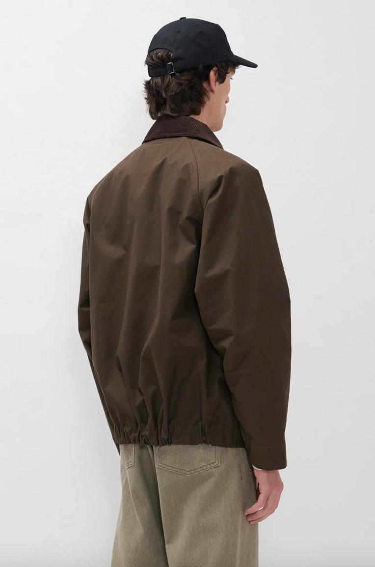 Holmen Wax Raglan Light Jacket - Delicioso Brown-Norse Projects-W2 Store