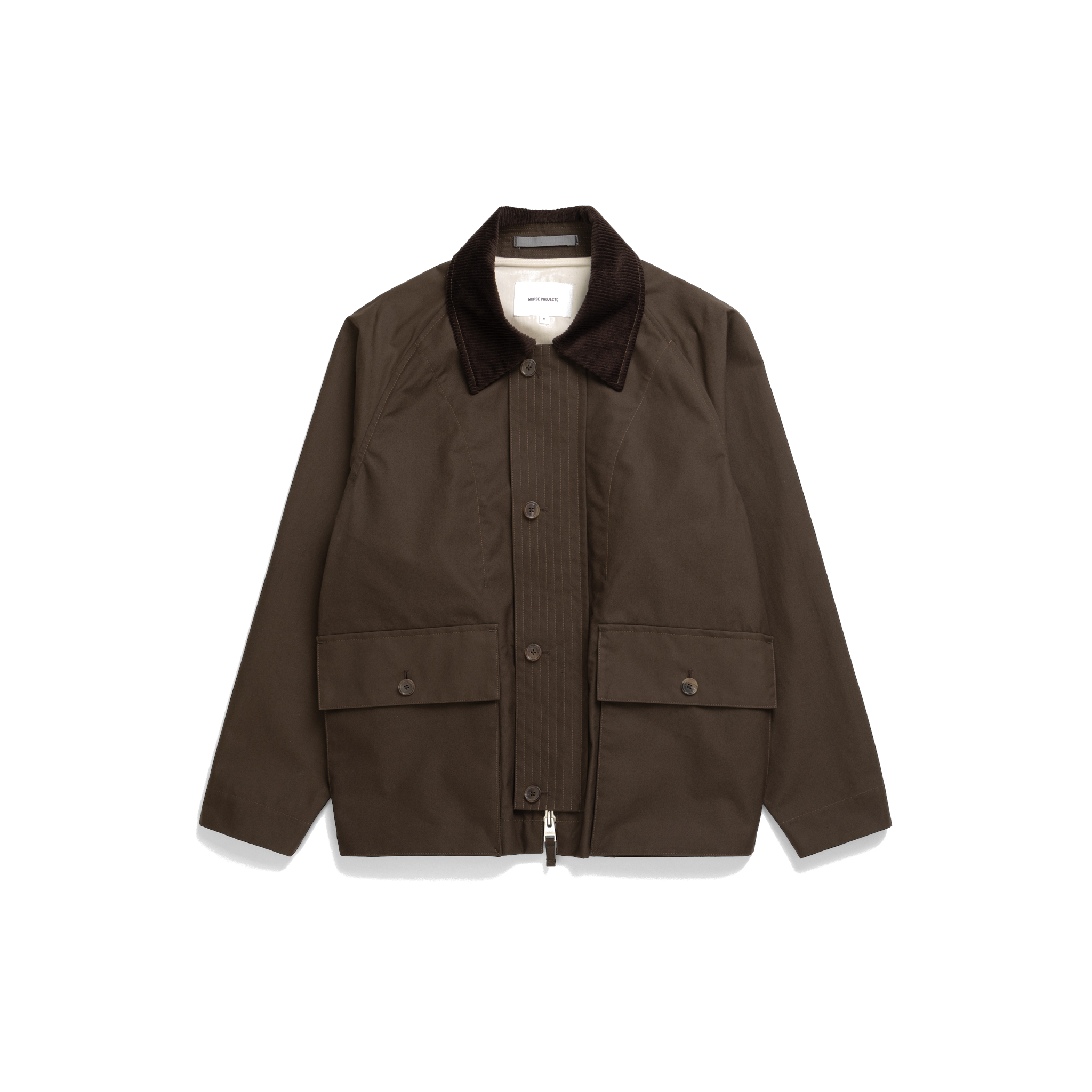 Holmen Wax Raglan Light Jacket - Delicioso Brown-Norse Projects-W2 Store