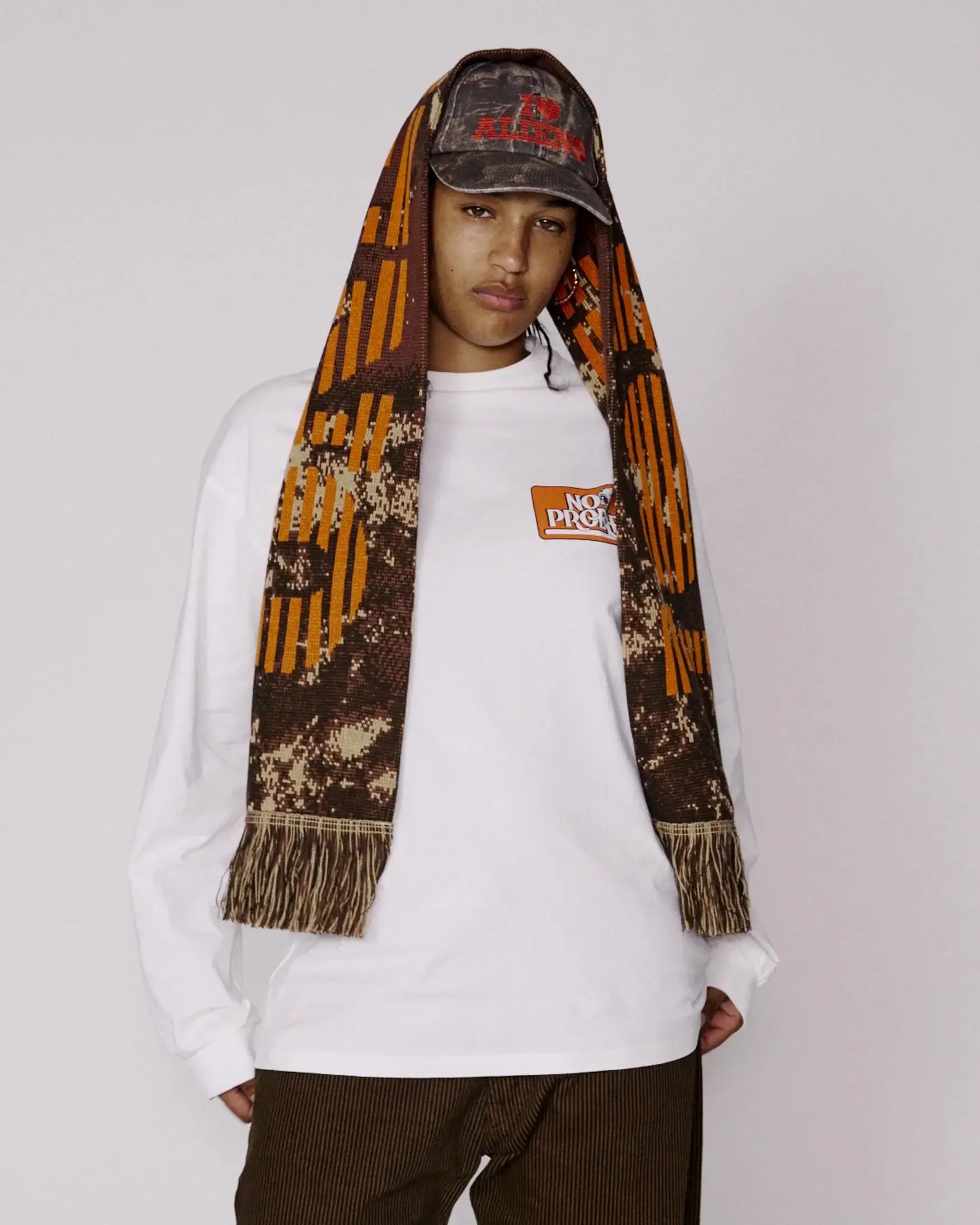 I Love Alieno Camo Scarf - Camo-No Problemo-W2 Store
